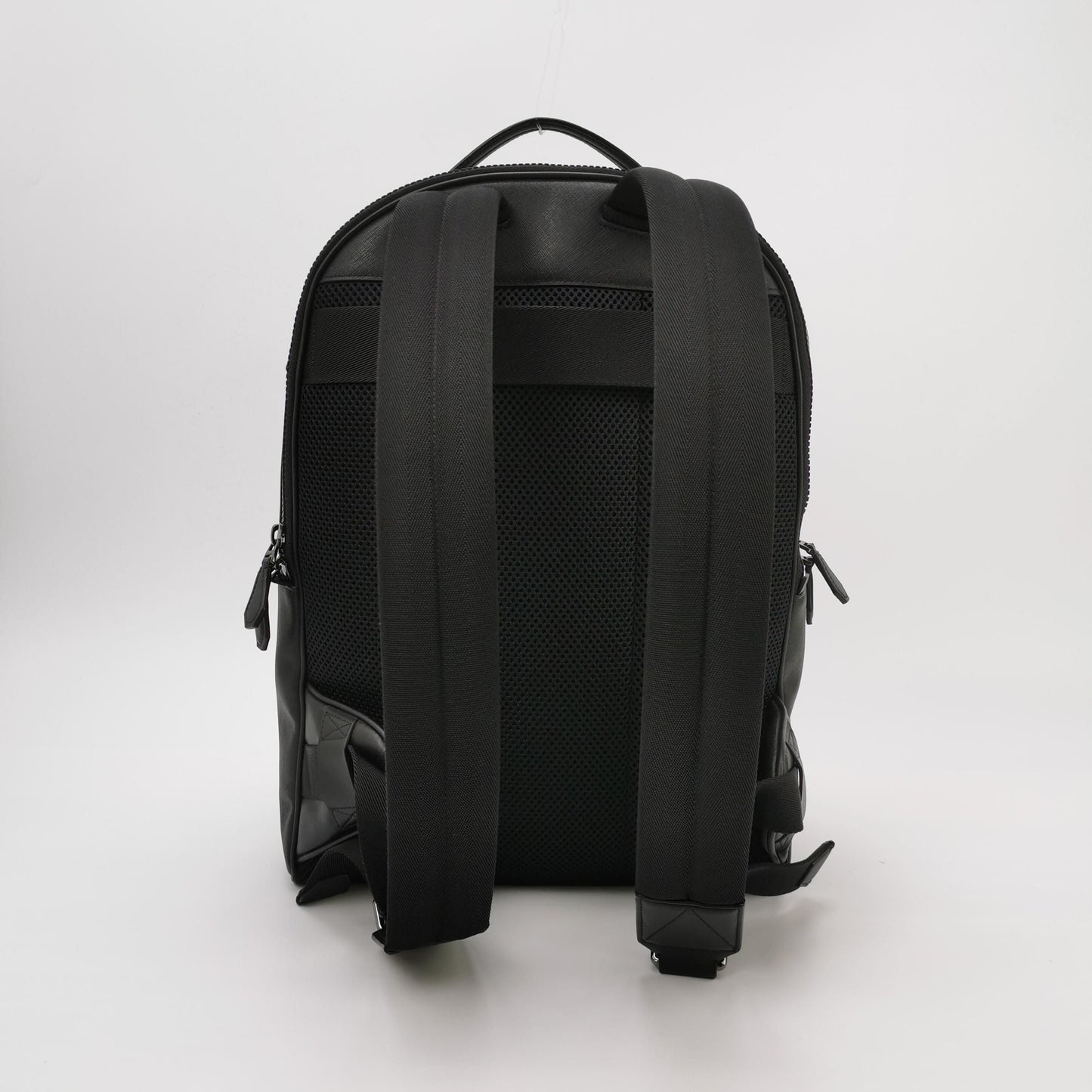 Preloved Bally Mavrick Leather Backpack with Logo 250501781173909