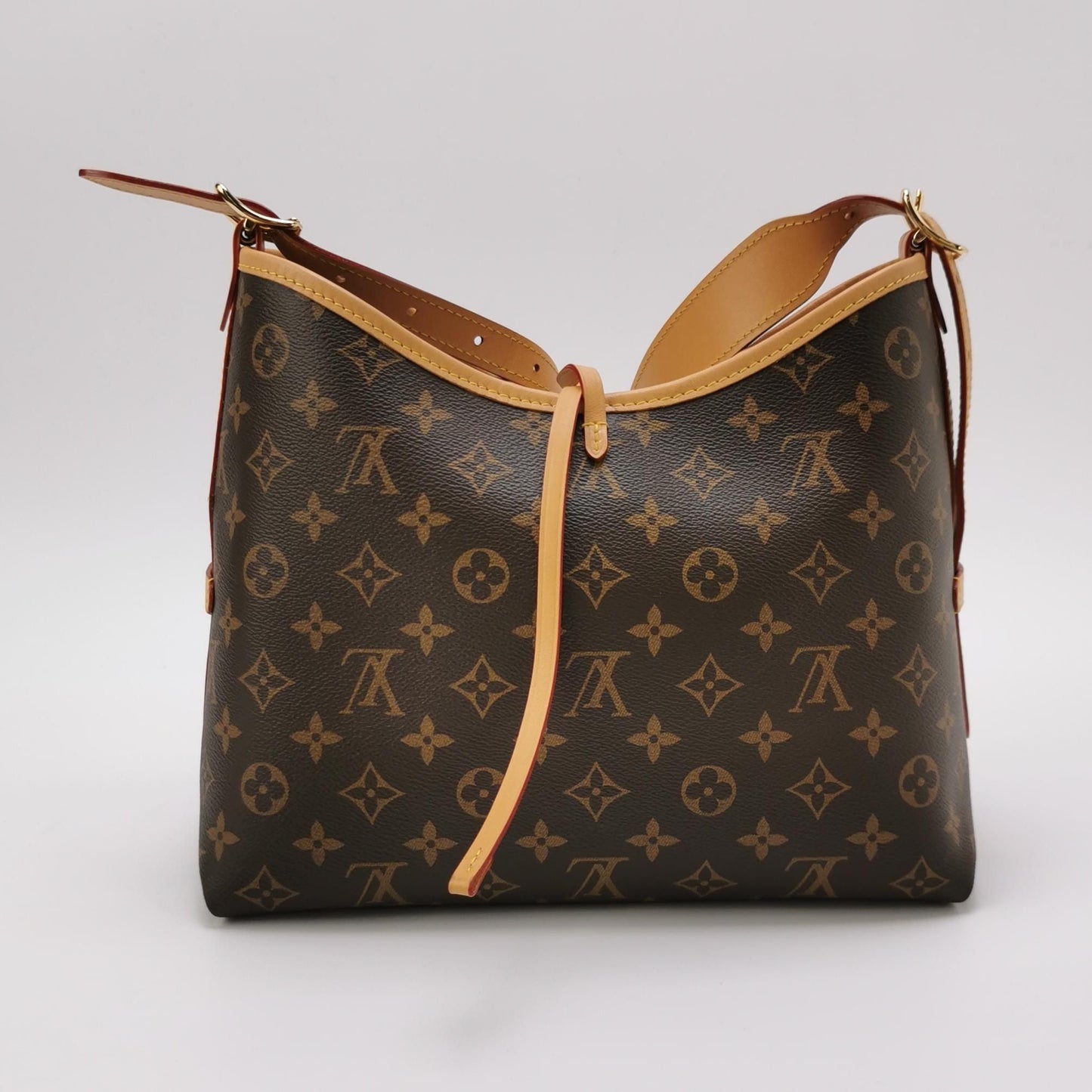 Louis Vuitton Carry All Small Monogram Shoulder Bag with Chip 250107781015595