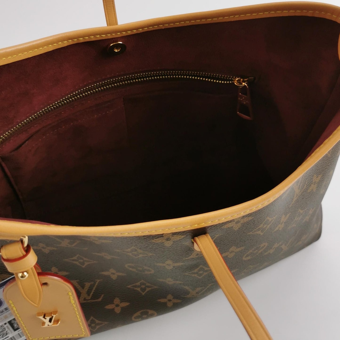 Louis Vuitton Carry All Small Monogram Print Shoulder Bag with Chip 250501781173815