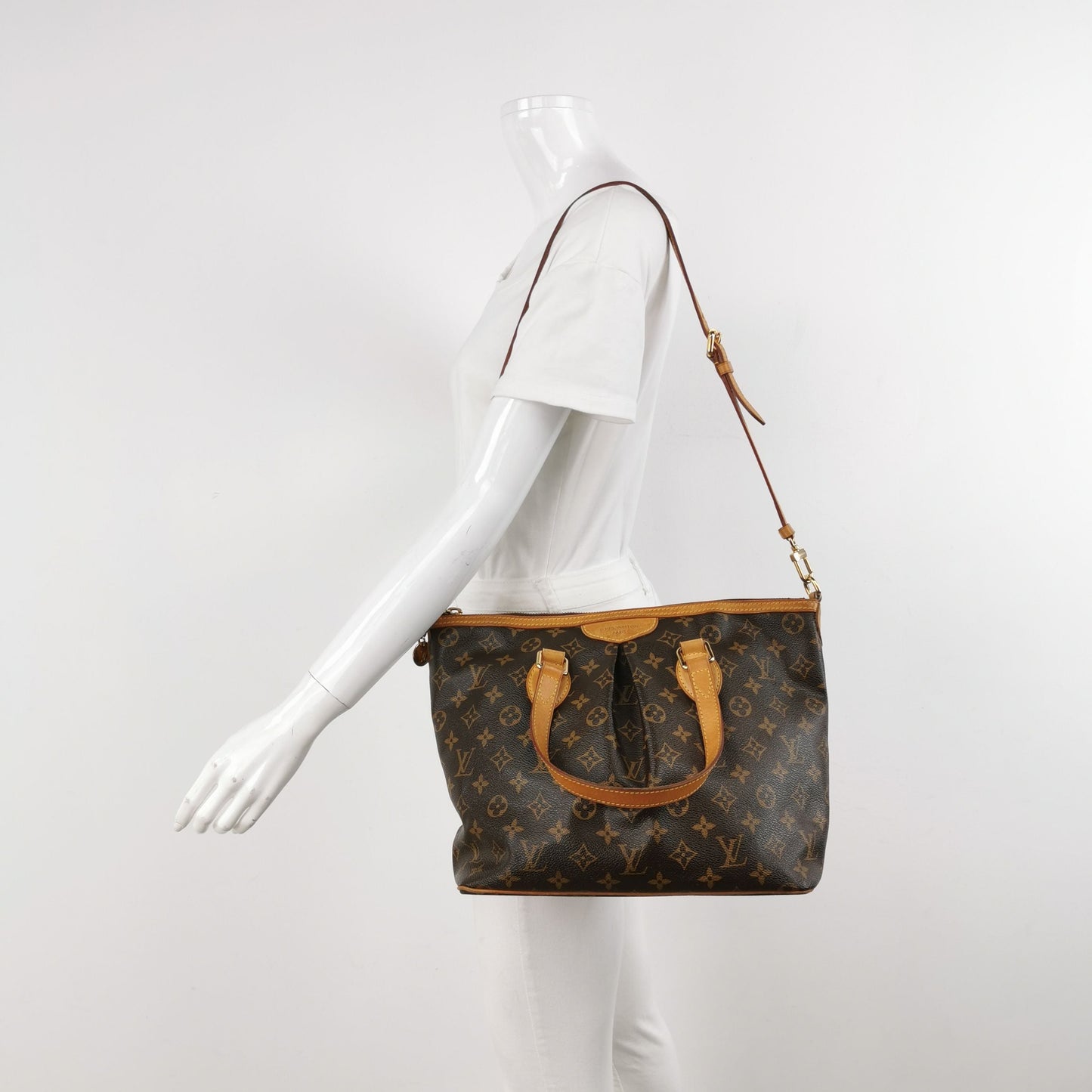 Louis Vuitton Palermo PM Monogram Canvas Shoulder Bag 250502781174856