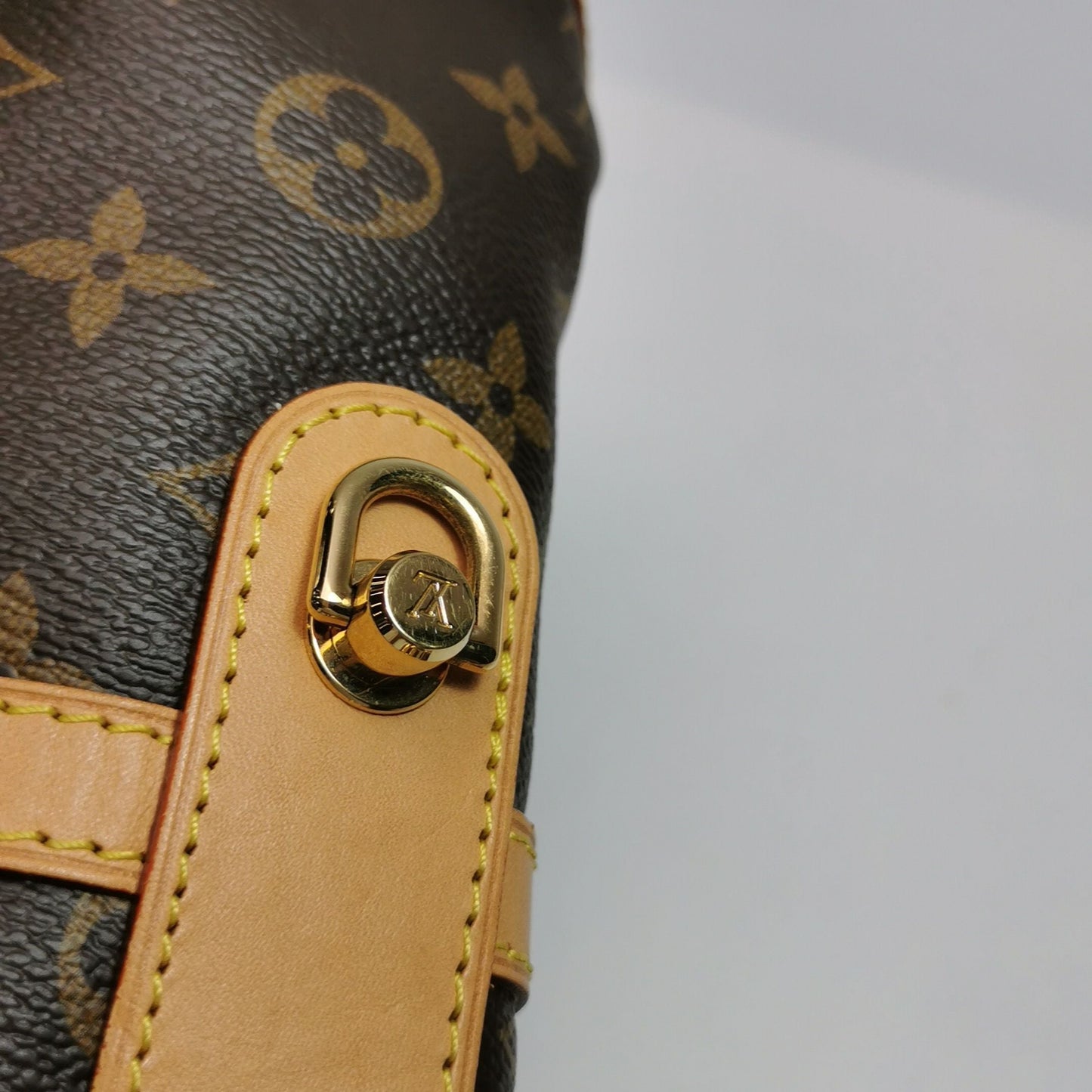 Louis Vuitton Duffle Fries Bag Monogram Print S-lock Lock Crossbody Shoulder Bag Chip Version 250504781177297