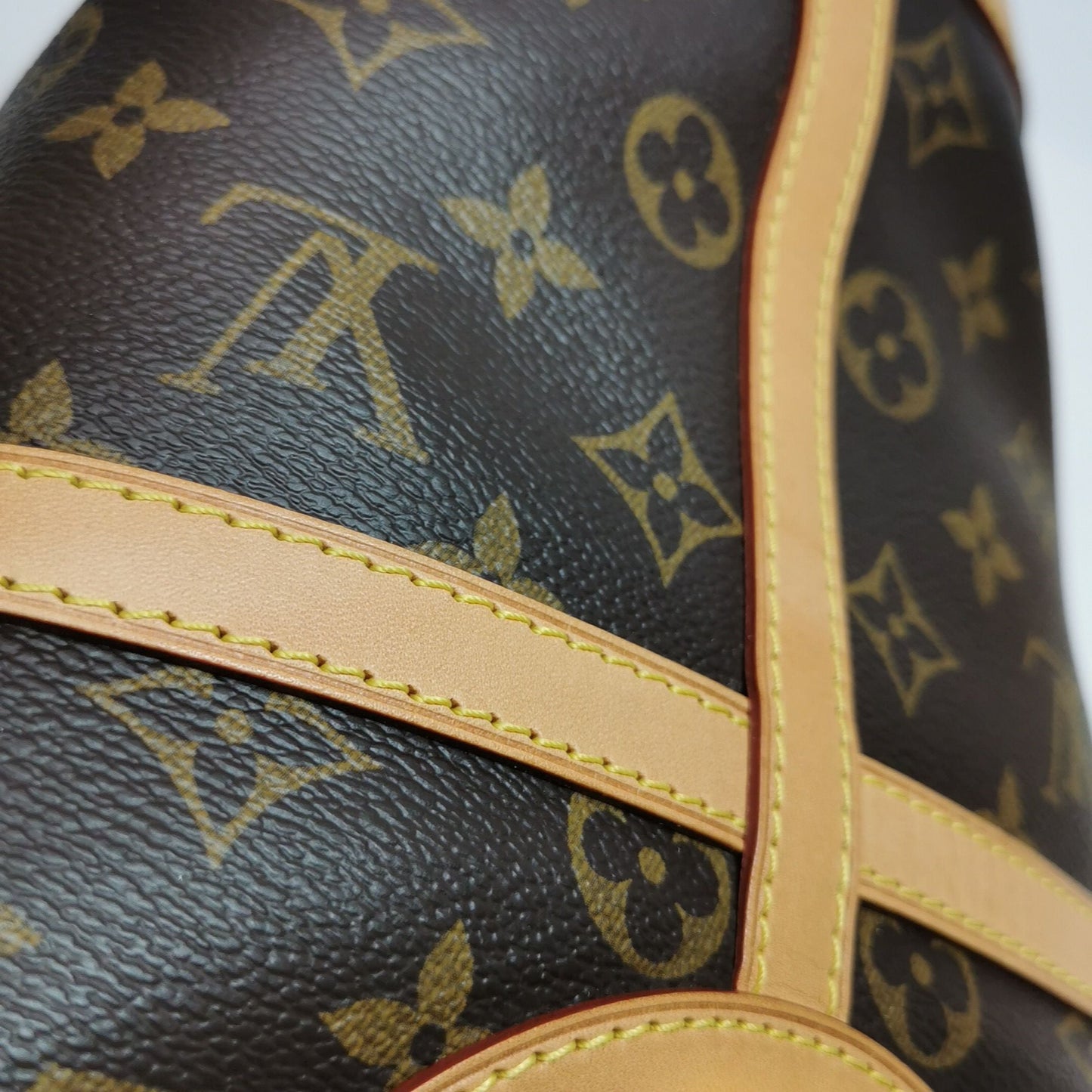 Louis Vuitton Duffle Fries Bag Monogram Print S-lock Lock Crossbody Shoulder Bag Chip Version 250504781177297