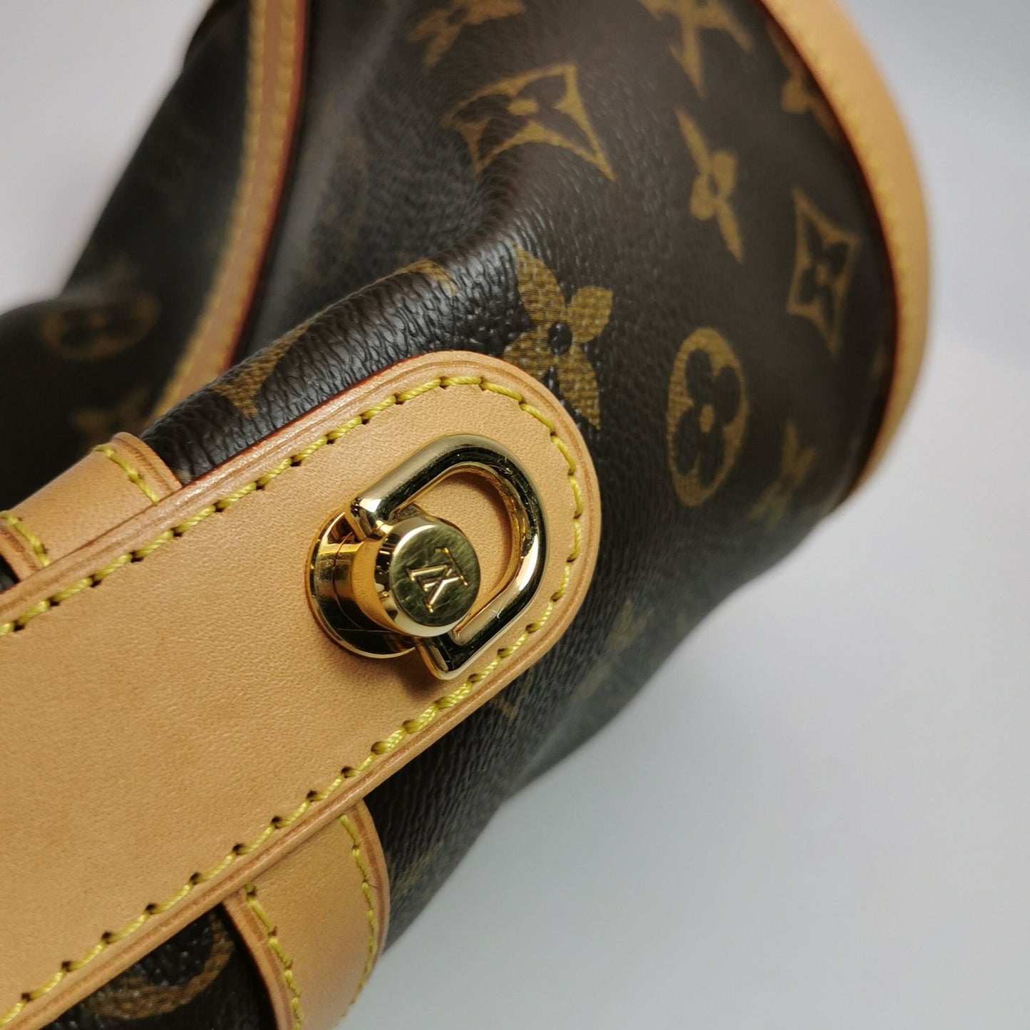 Louis Vuitton Duffle Fries Bag Monogram Print S-lock Lock Crossbody Shoulder Bag Chip Version 250504781177297