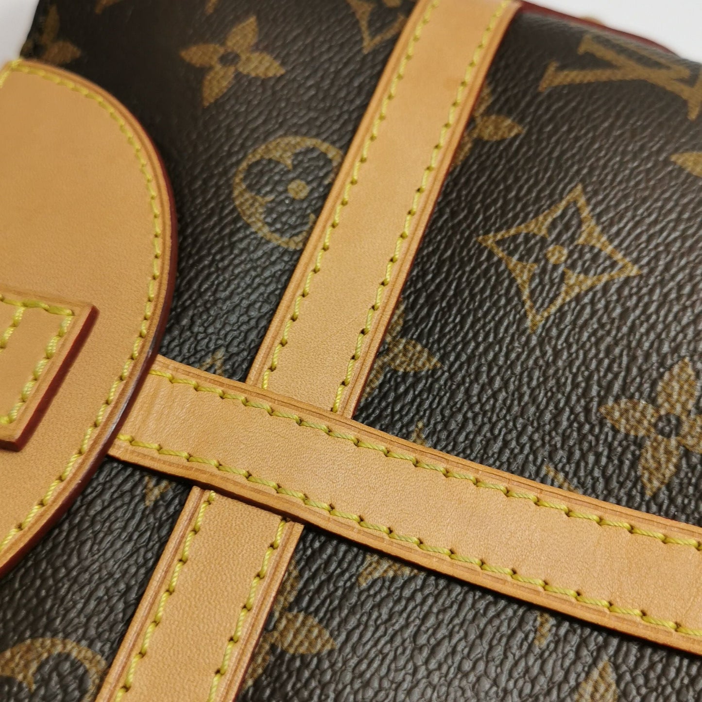 Louis Vuitton Duffle Fries Bag Monogram Print S-lock Lock Crossbody Shoulder Bag Chip Version 250504781177297