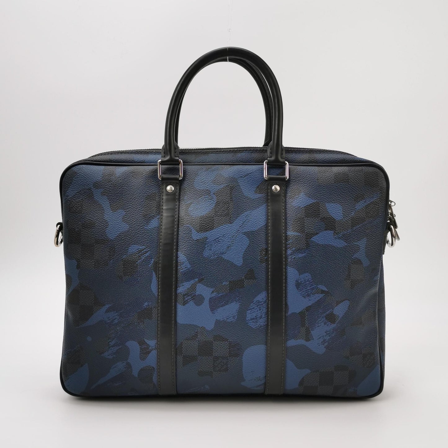 Louis Vuitton Porte Documents Camouflage Print Crossbody Shoulder Bag 250514781191889