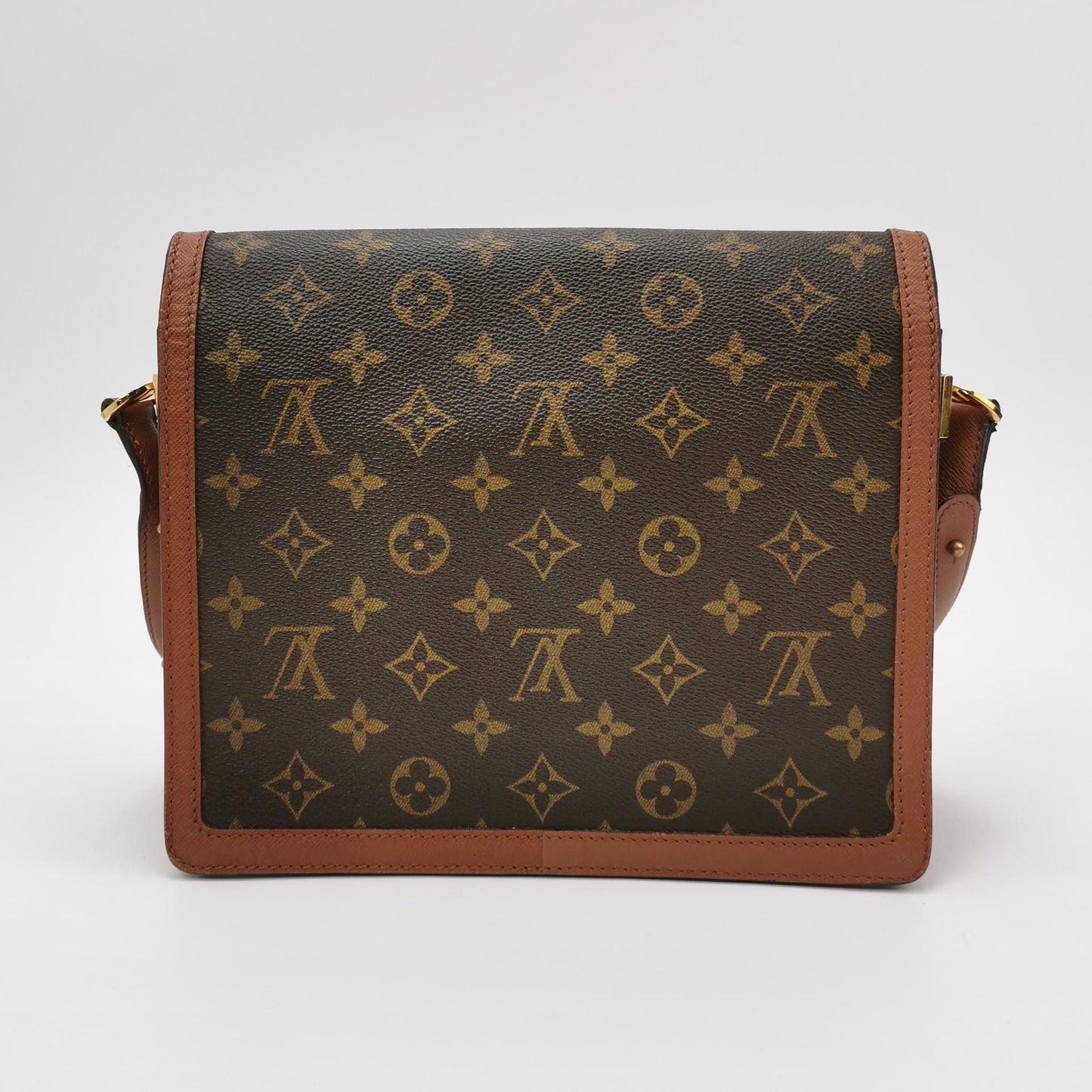 Louis Vuitton Raspail Monogram Print Vintage Messenger Shoulder Bag 250515781193702