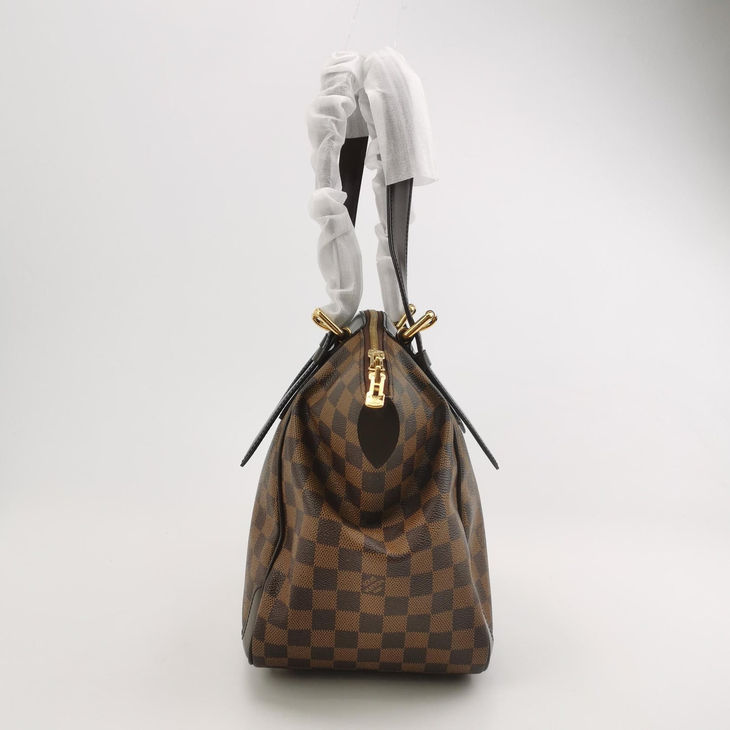 Louis Vuitton Verona Leather Checkerboard Logo Embellished Tote Shoulder Bag 250514781192823