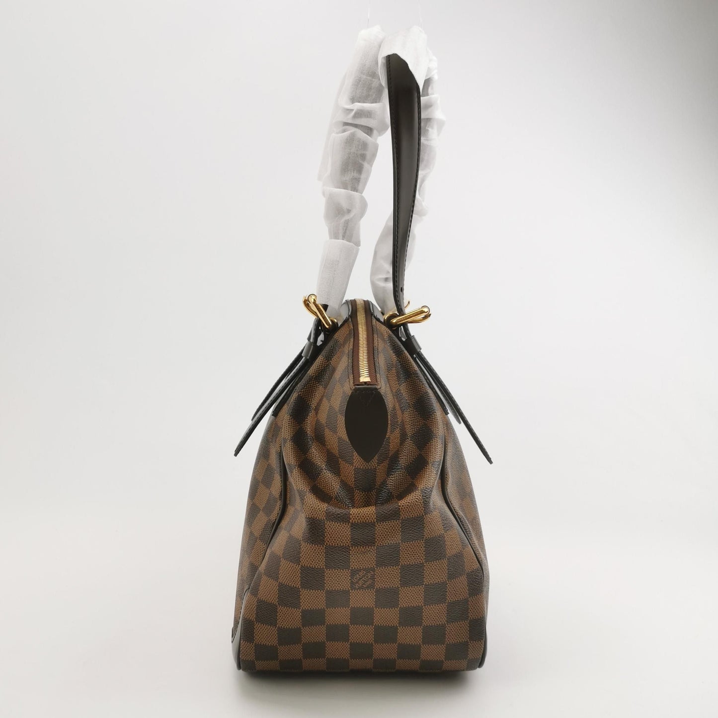 Louis Vuitton Verona Leather Checkerboard Logo Embellished Tote Shoulder Bag 250514781192823
