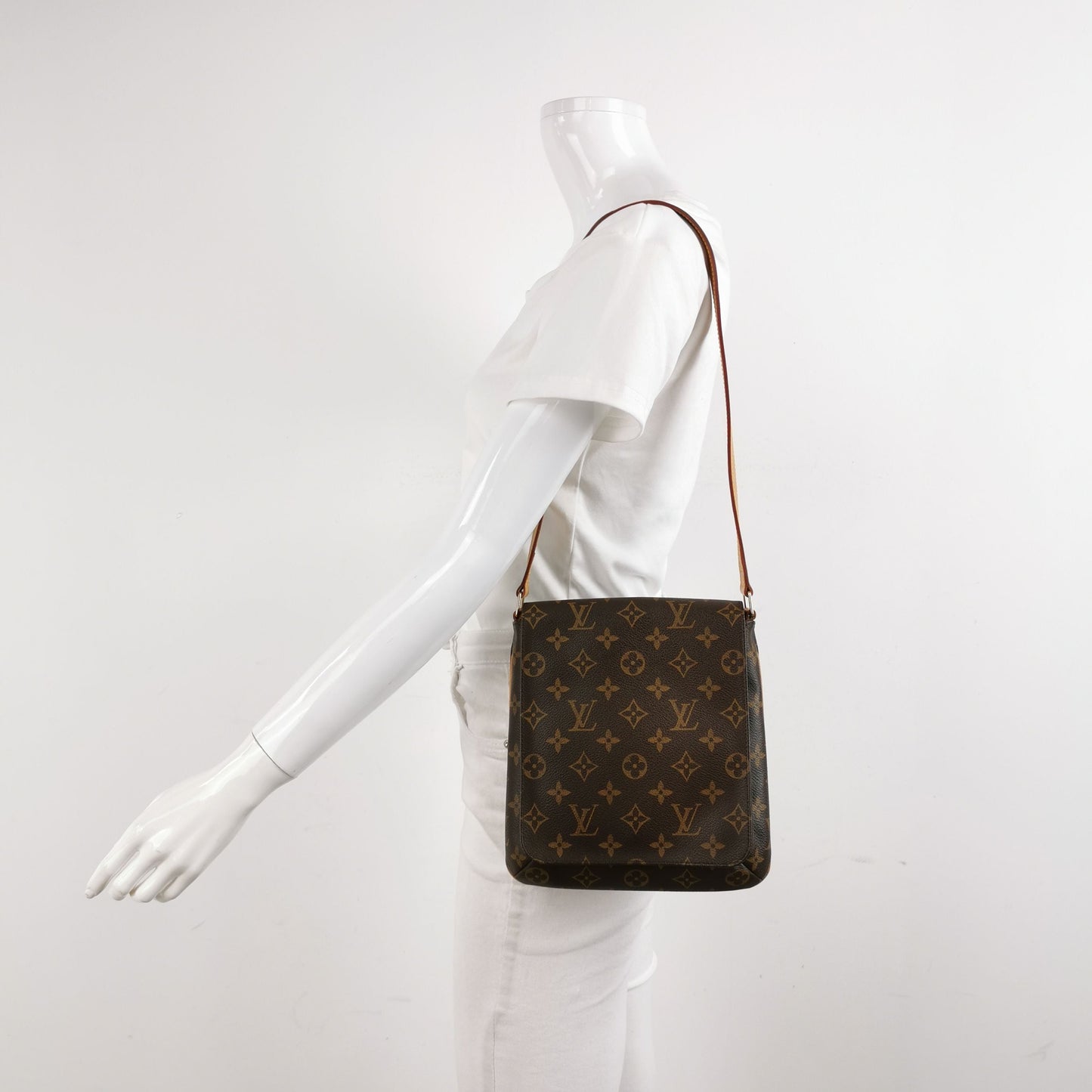 Louis Vuitton Musette Wangfei Bag Medium Monogram Print Flap Shoulder Bag 250116781028067