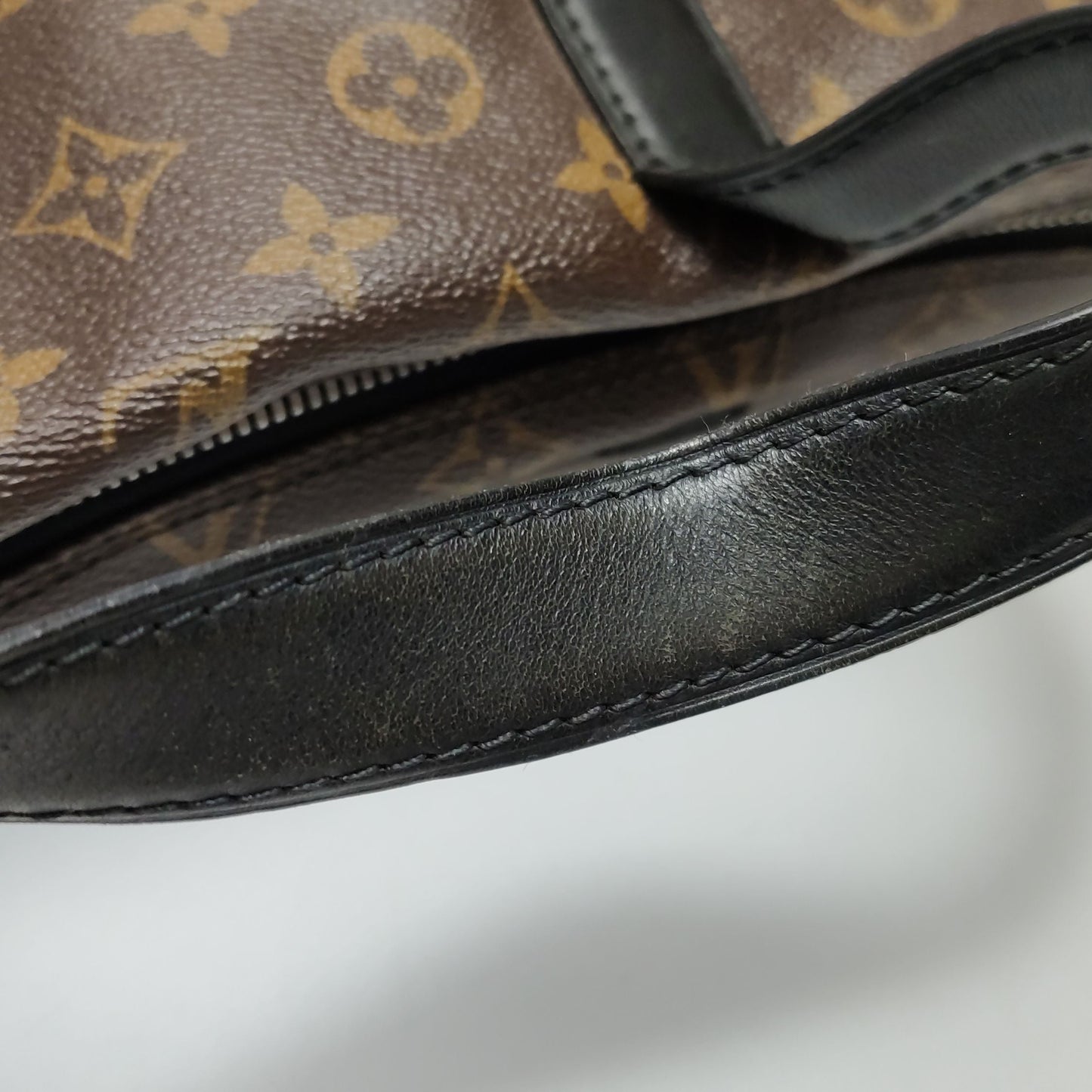 Louis Vuitton Kitan Leather Monogram Tote Shoulder Bag 24122678997960