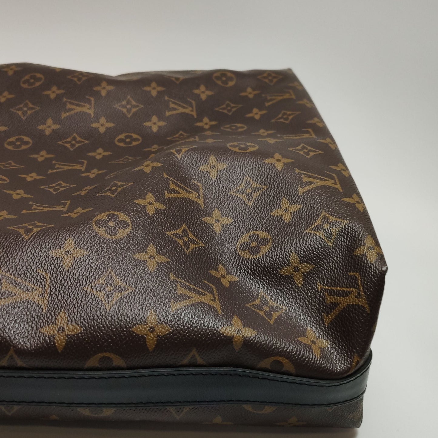 Louis Vuitton Kitan Leather Monogram Tote Shoulder Bag 24122678997960