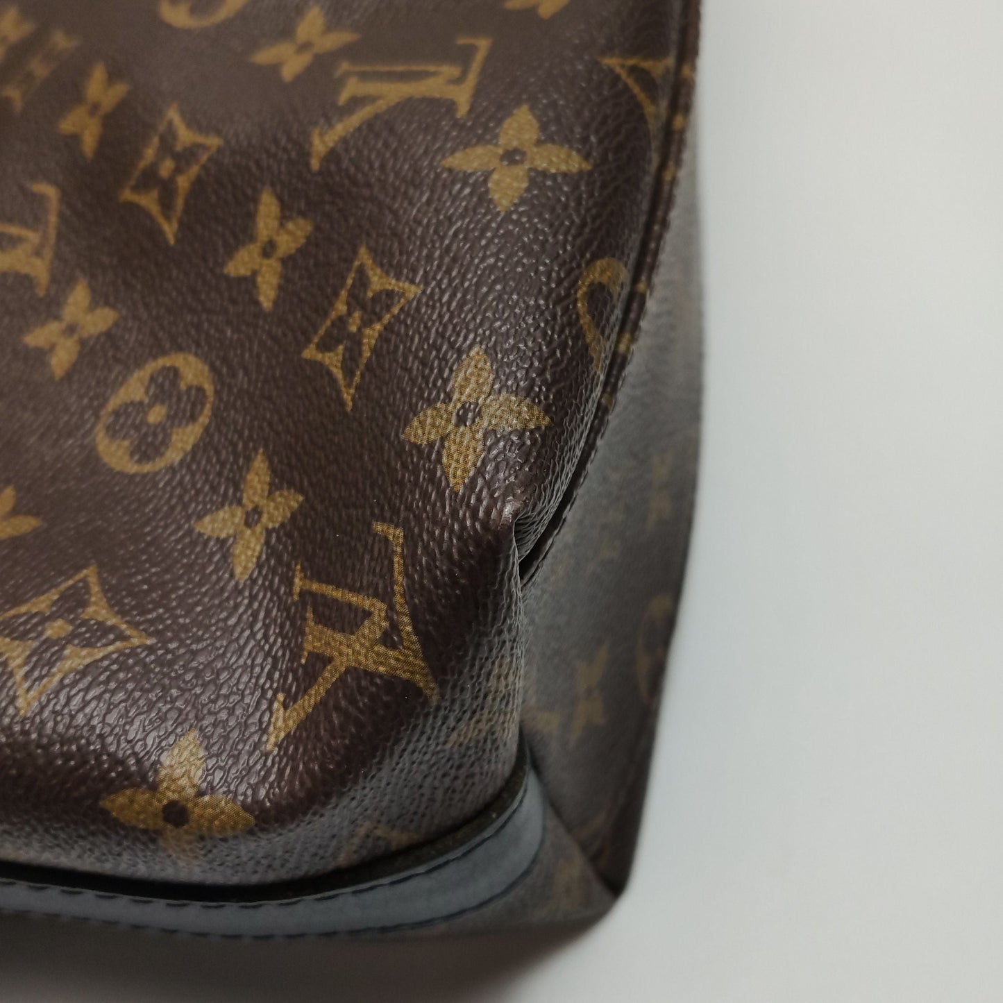 Louis Vuitton Kitan Leather Monogram Tote Shoulder Bag 24122678997960