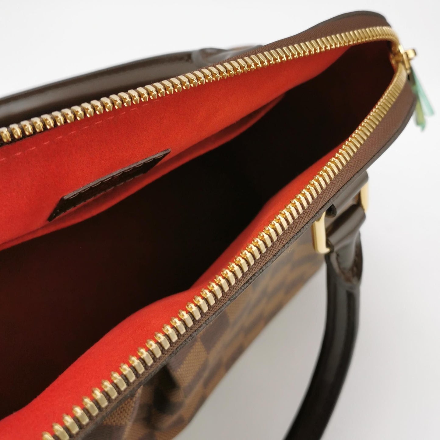 Louis Vuitton Trevi Leather Checkered Pleated Shoulder Bag 24121078978257