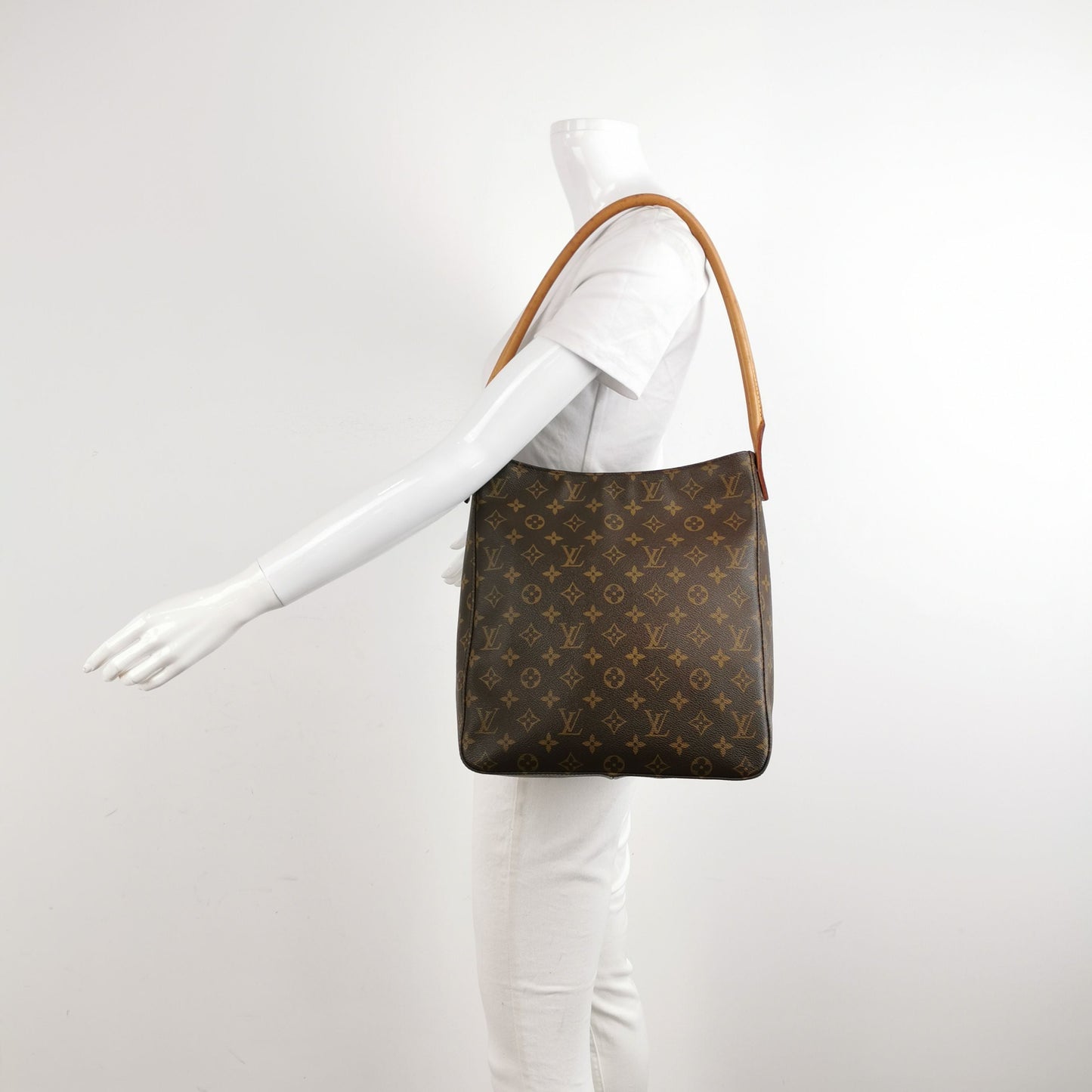 Louis Vuitton Looping Large Monogram Print Shoulder Bag 24122378993577