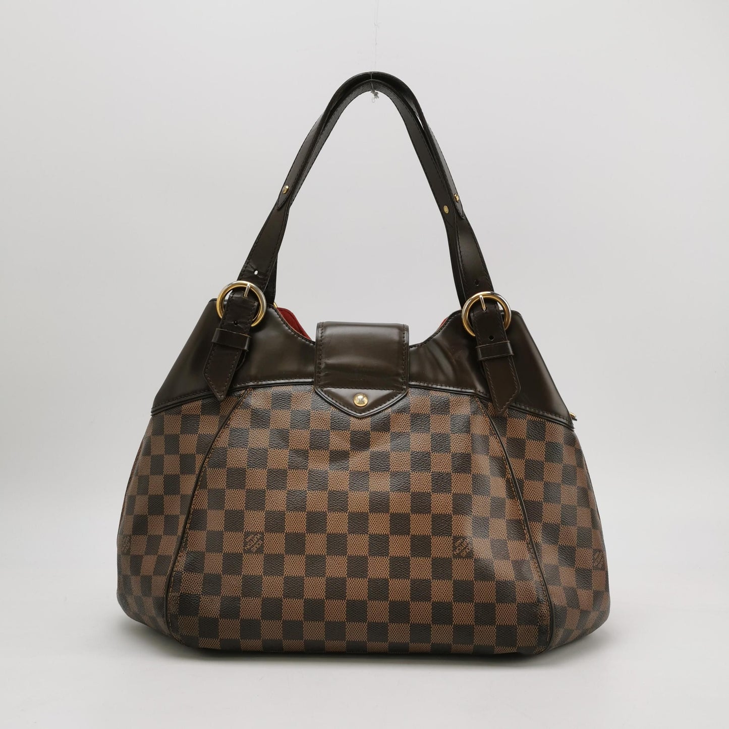 Louis Vuitton Sistina Large Checkered Push Lock Shoulder Bag 24121378981655