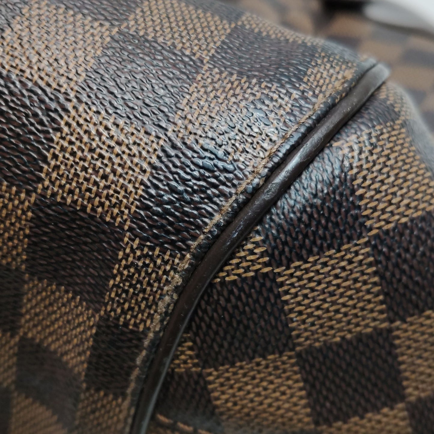 Louis Vuitton Sistina Large Checkered Push Lock Shoulder Bag 24121378981655