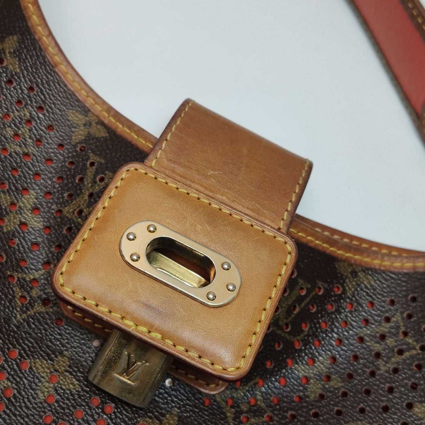 Louis Vuitton Vegetable Tanned Leather Monogram Crossbody Shoulder Bag 24121478982749