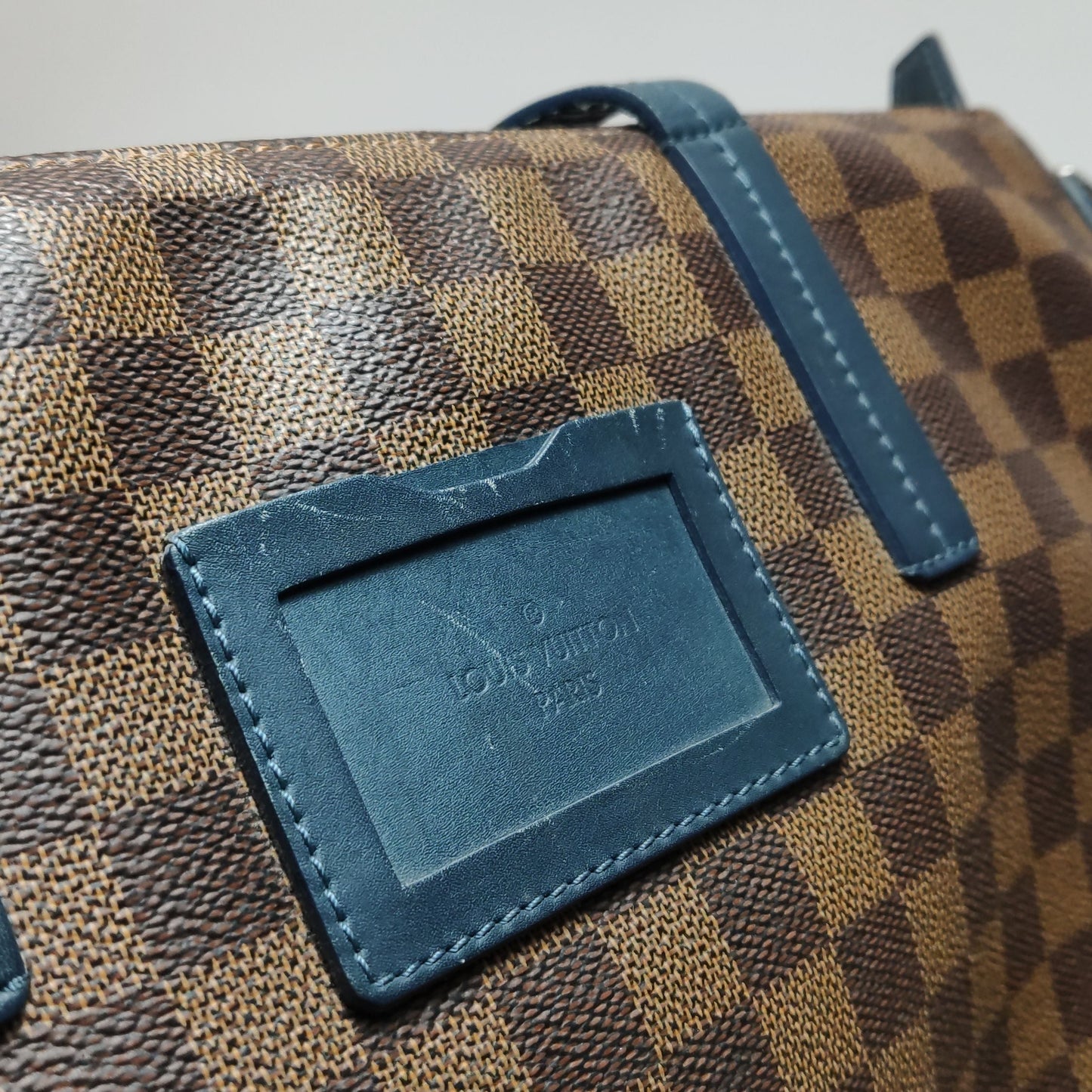 Louis Vuitton Herald Leather Checkerboard Logo Crossbody Shoulder Bag 127841400643