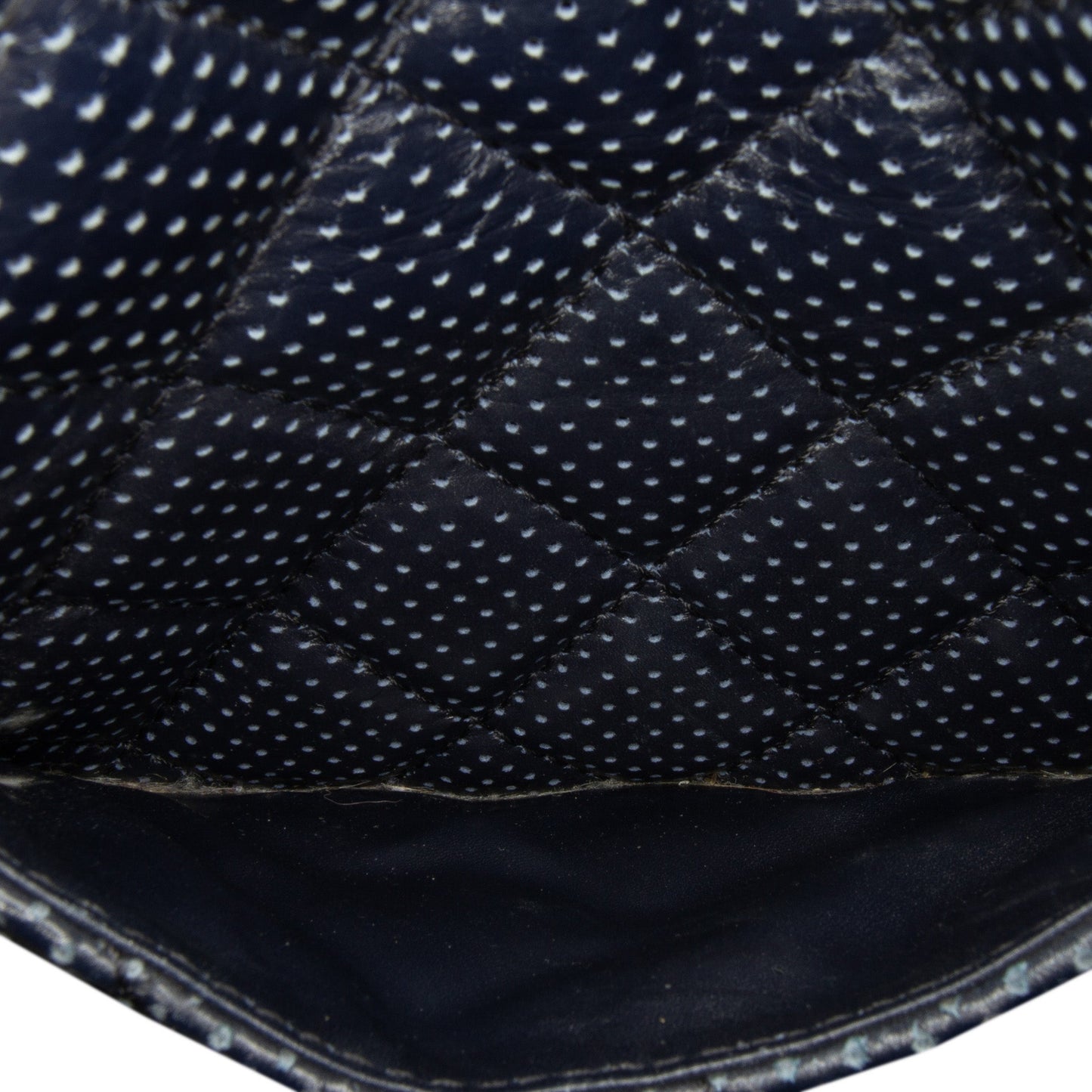 Blue Chanel Perforated Classic Mini Rectangular Flap Shoulder Bag