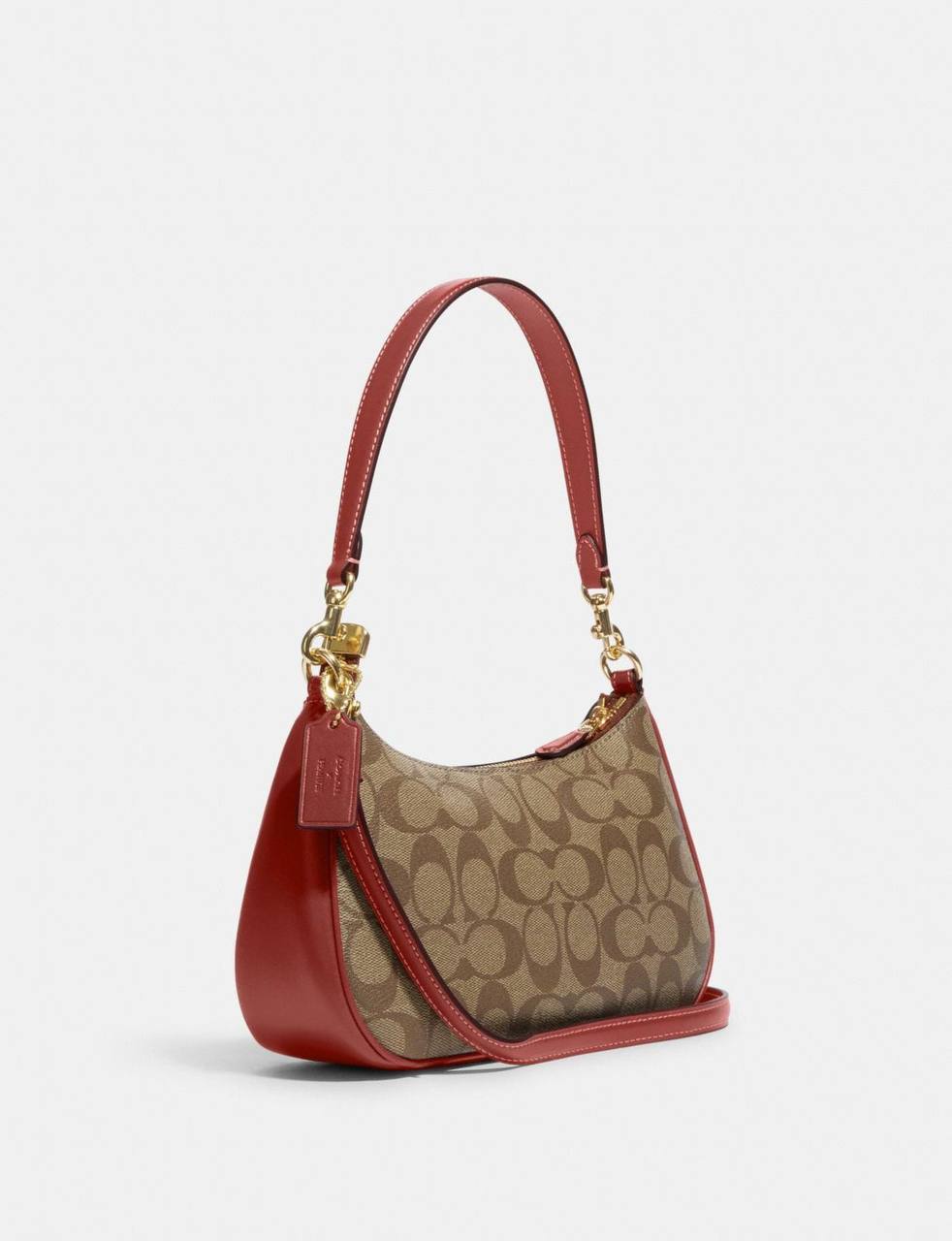 Coach X Peanuts Teri Shoulder Bag In Signature Canvas With Patches