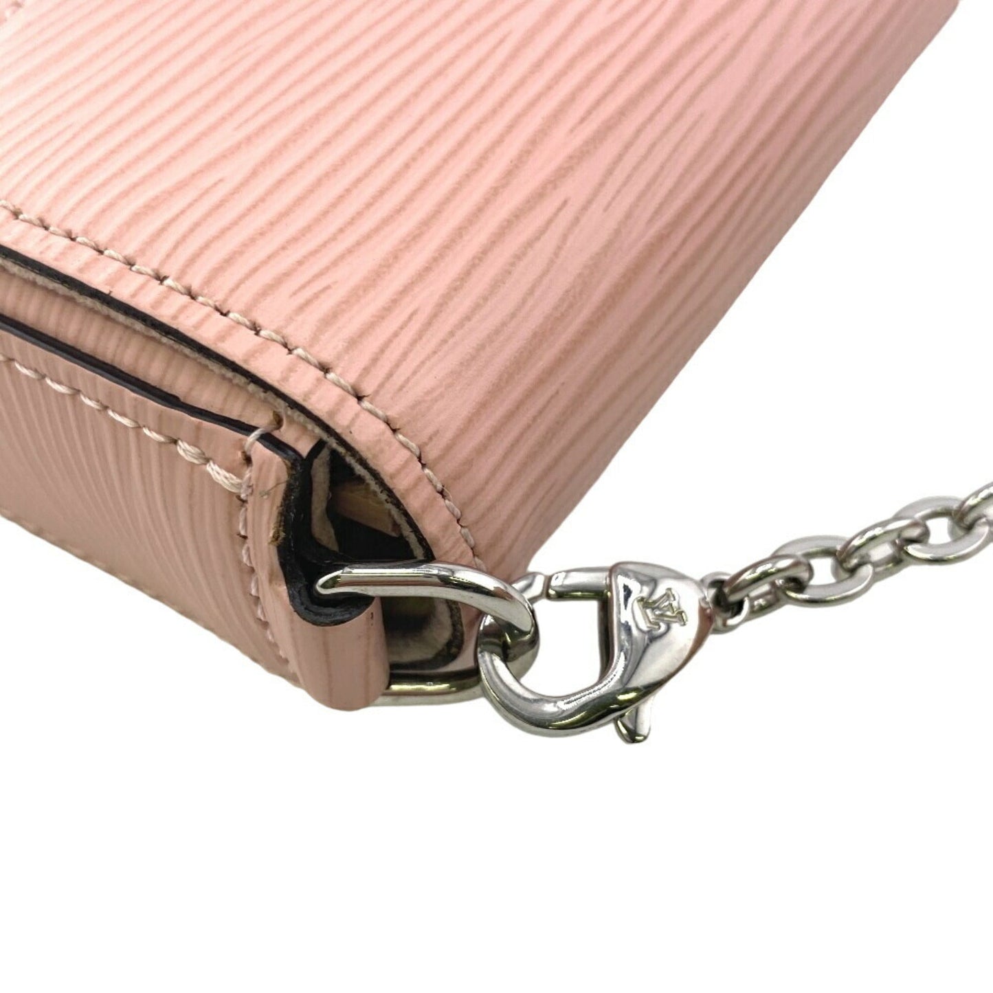 Louis Vuitton Leather Chain/Shoulder Wallet