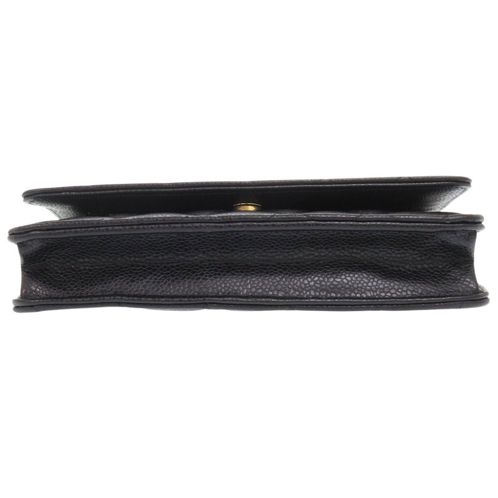 CHANEL Shoulder Bag AP0250 Caviar skin black Matrasse COCO Mark