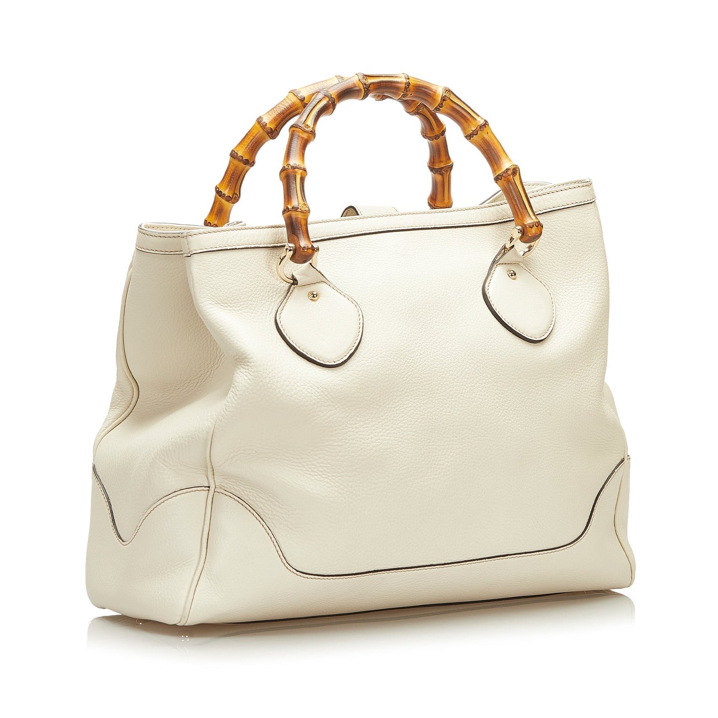 Gucci Bamboo Diana Leather Tote Bag