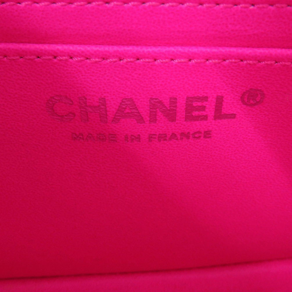 CHANEL Shoulder Bag Calfskin pink 2.55 Matrasse