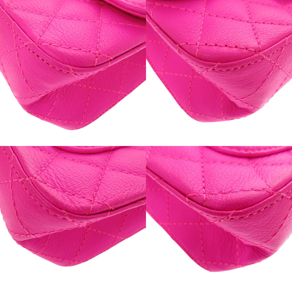CHANEL Shoulder Bag Calfskin pink 2.55 Matrasse