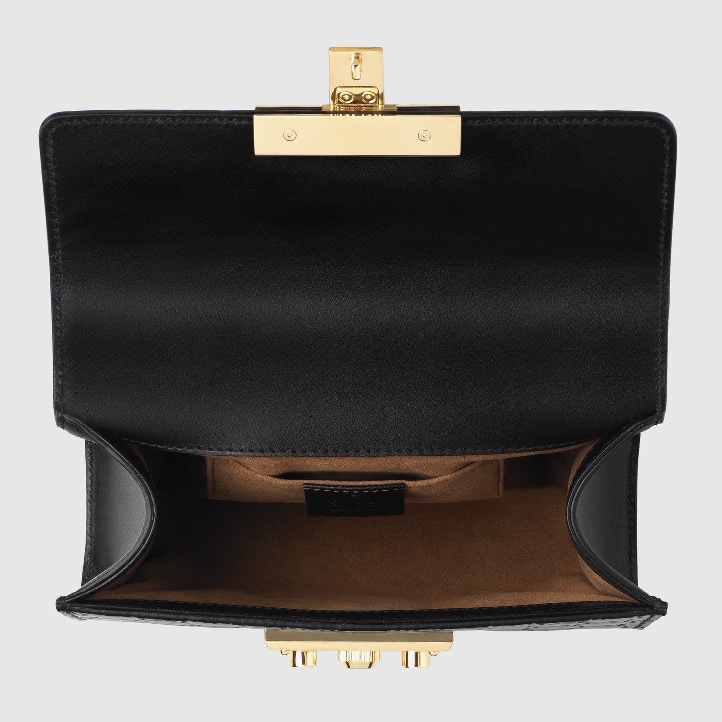 Gucci Padlock Small Signature Shoulder Bag Black