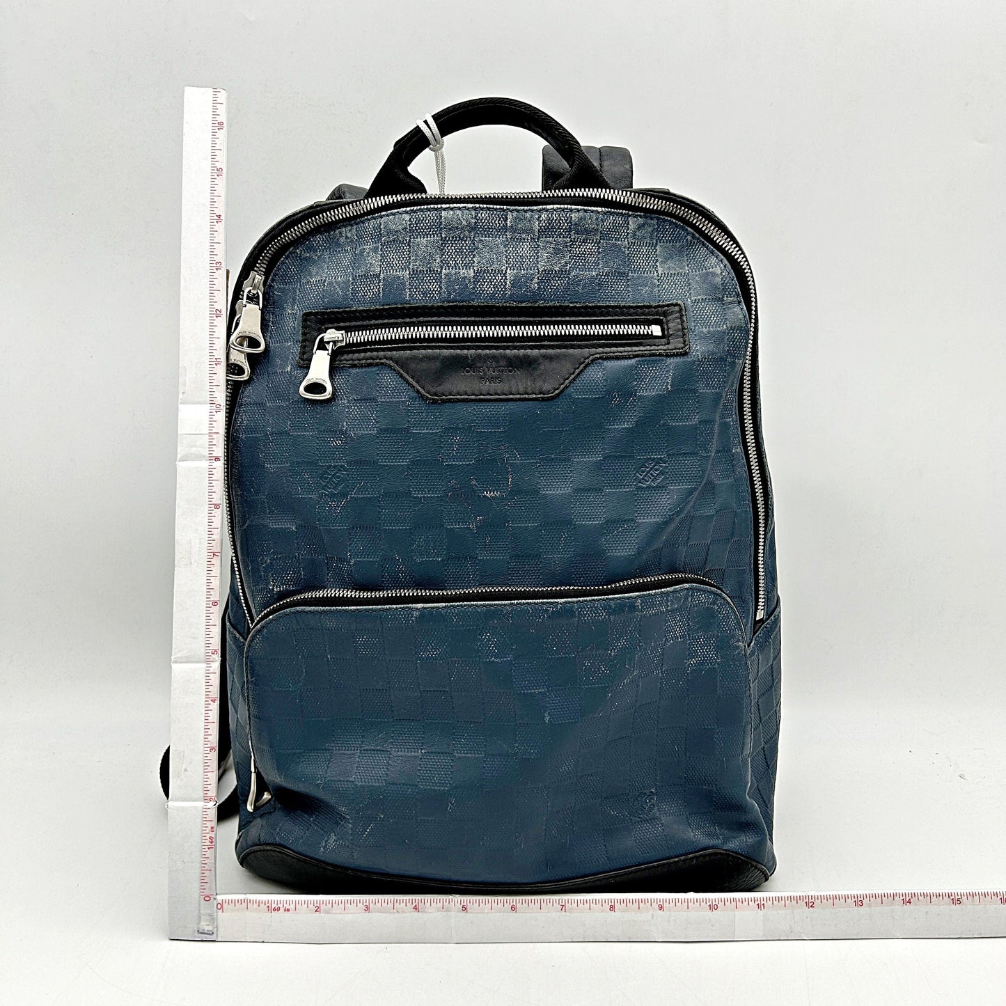 Pre-owned Louis Vuitton Damier Infini Avenue Backpack - Blue Backpacks, Bags LA33175