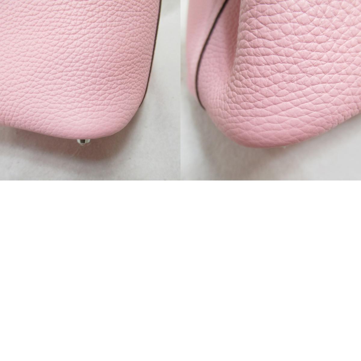 Hermes Picotin Lock PM Rose Sacca Handbag Handbag Handbag Leather ant Pink Collector