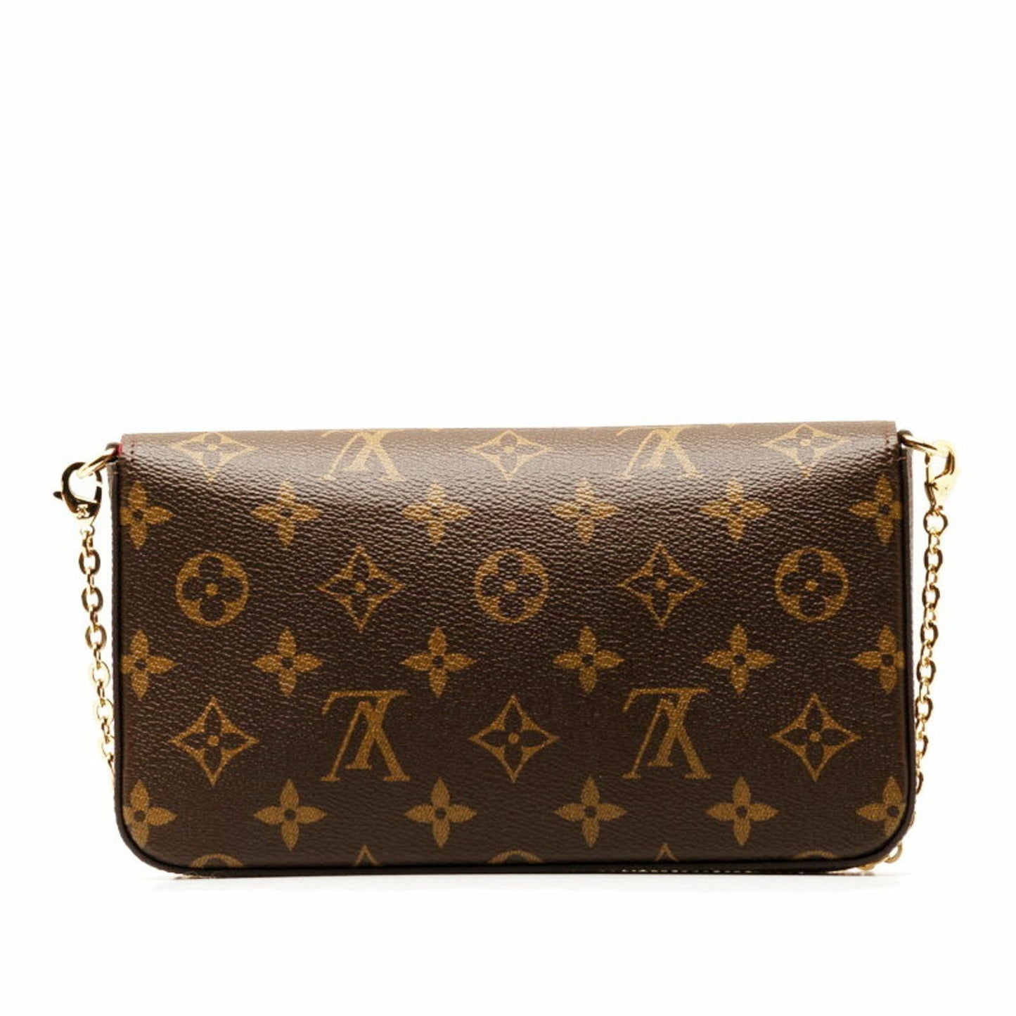Louis Vuitton pink Pvc Leather Pouch Shoulder Bag