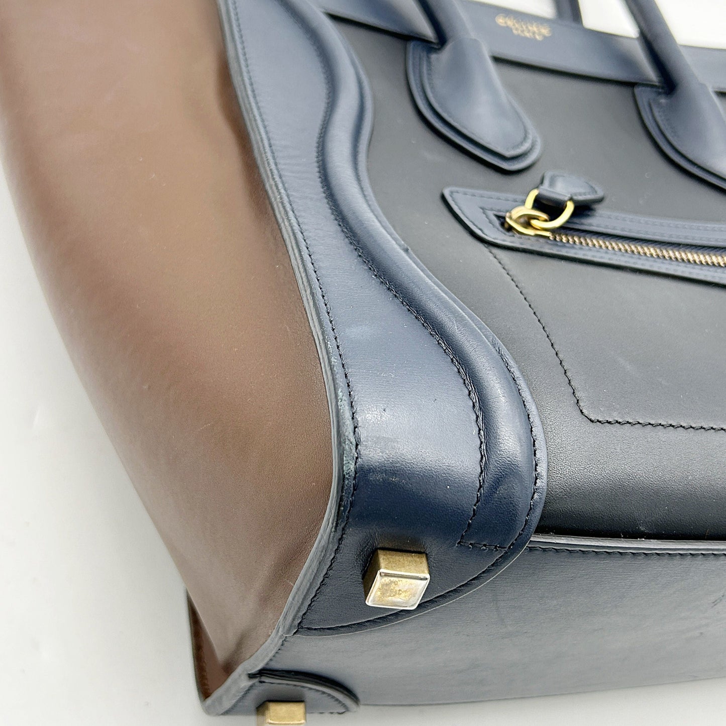 Celine | Bags | Celine Celine Leather Luggage Medium Tote Bag LA34999