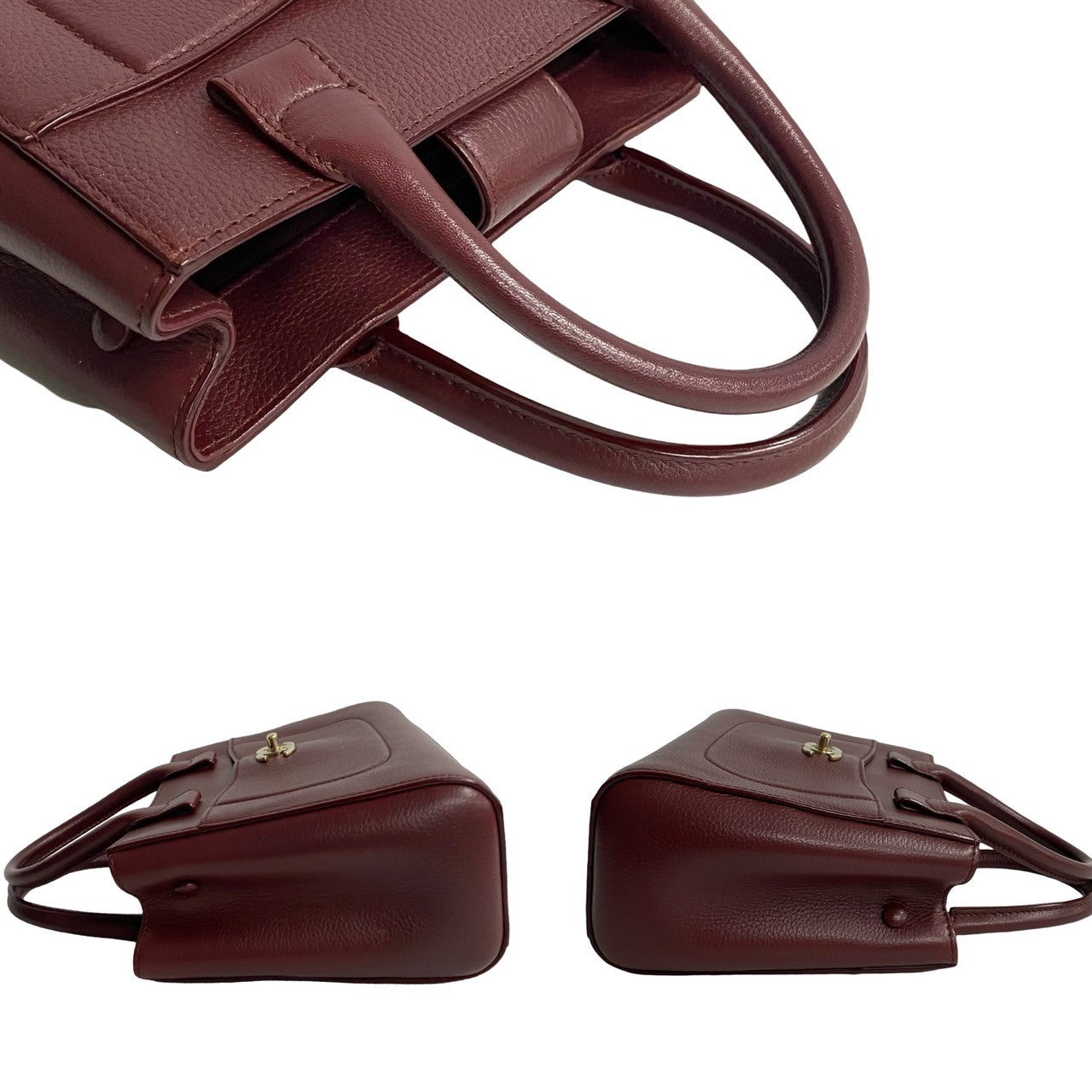 CHANEL Shoulder Bag Matt caviar skin wine-red Neo Executive Tote