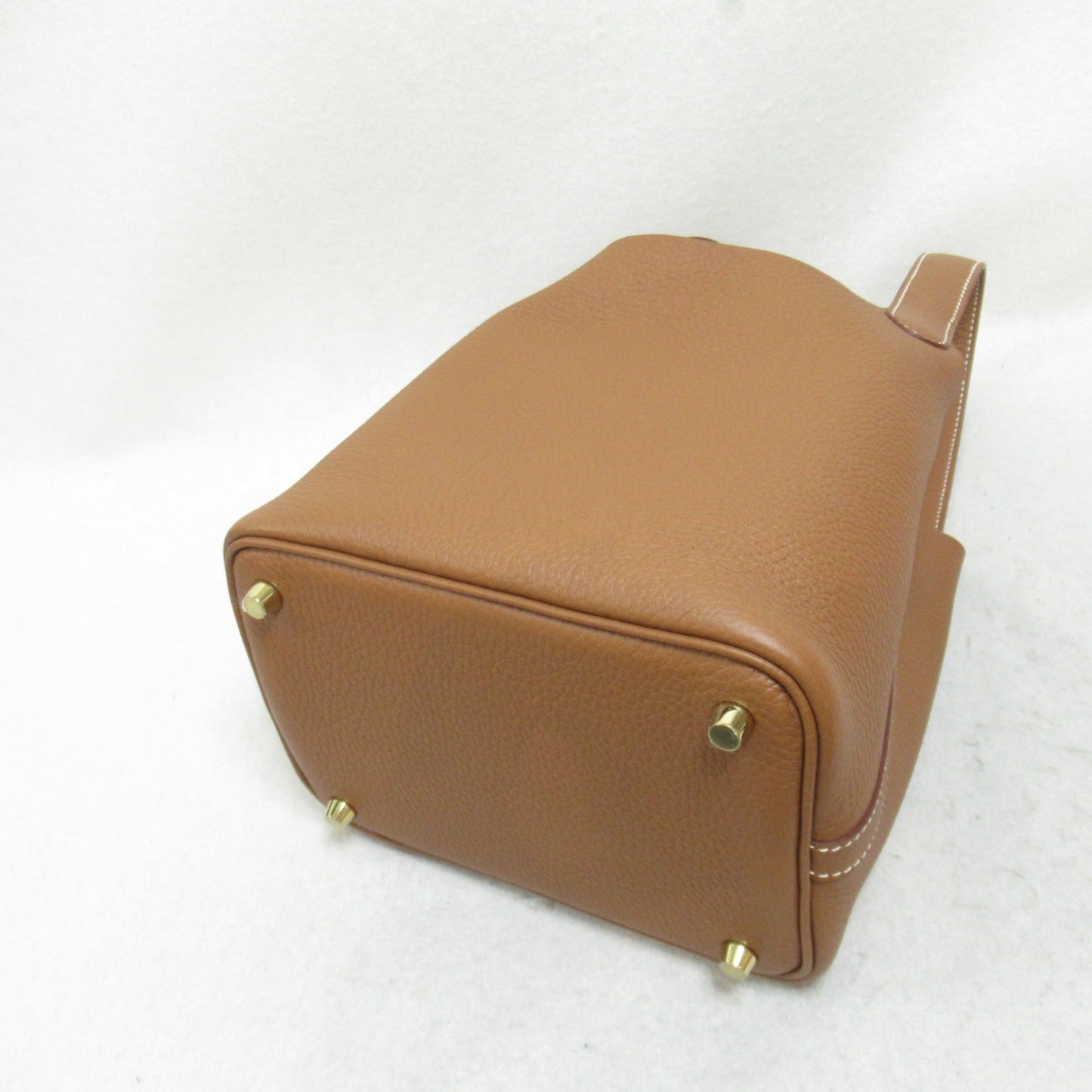 Hermes Picotin Lock PM G Handbag Handbag Handbag Leather Togo Brown 056289CC