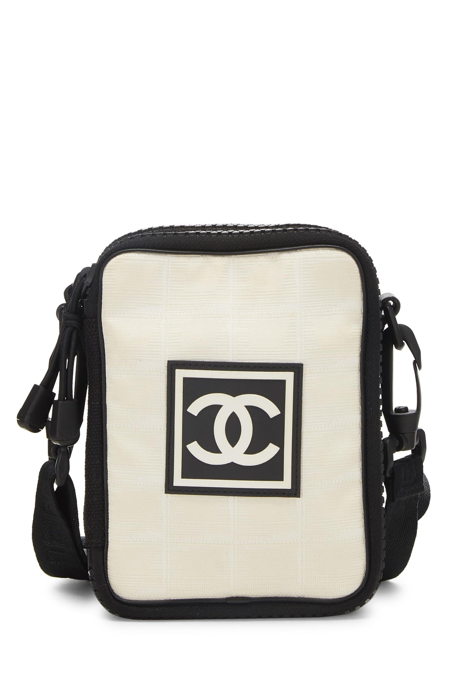 Chanel, White Sportline Shoulder Bag Mini, White