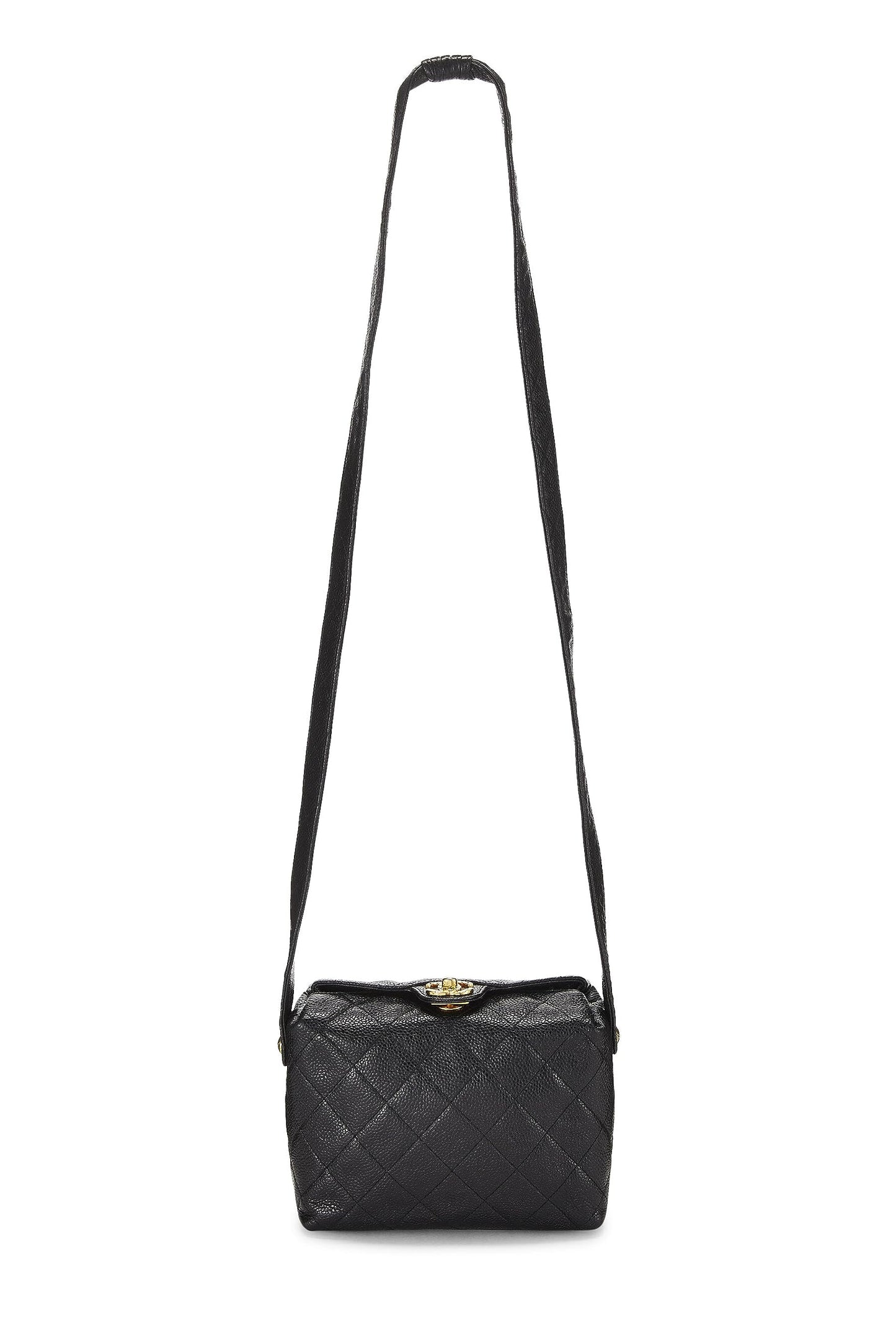 Chanel, Black Caviar Shoulder Bag, Black