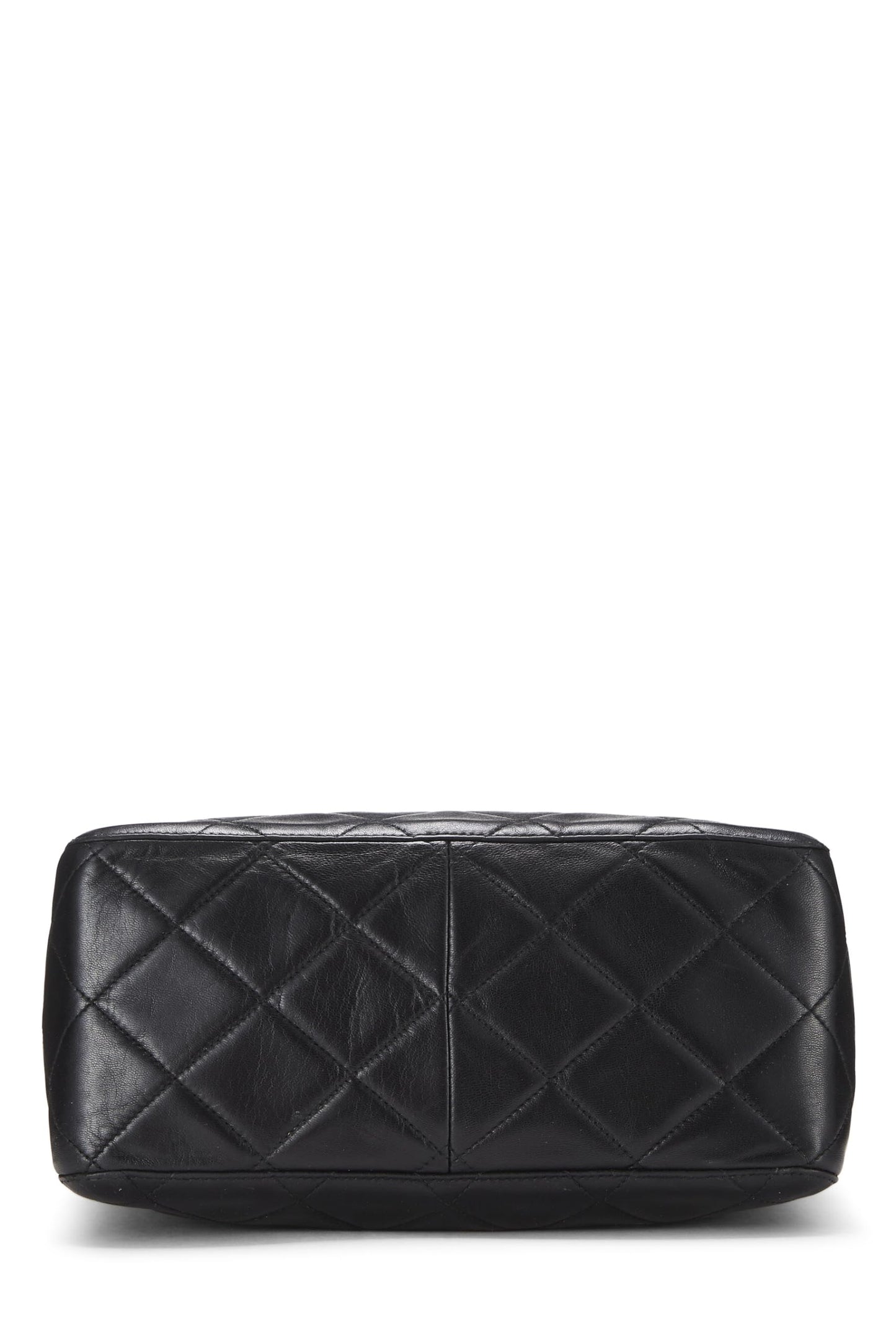 Chanel, Black Quilted Lambskin Shoulder Bag, Black