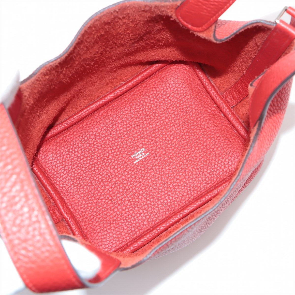 Hermes Picotin Lock PM Trion Claimance Rojo Silver D:2019