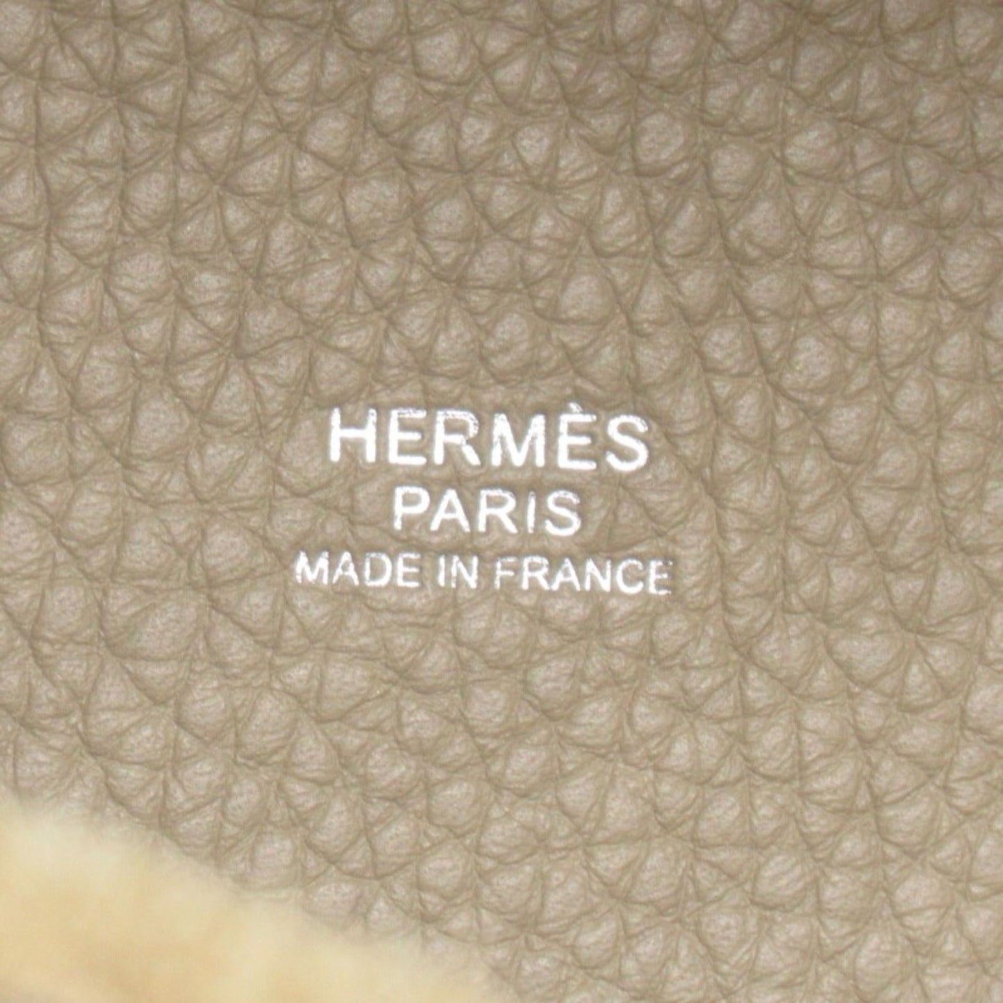 Hermes Picotin Lock MM Handbag Handbag Handbag Leather Triumphant Beige