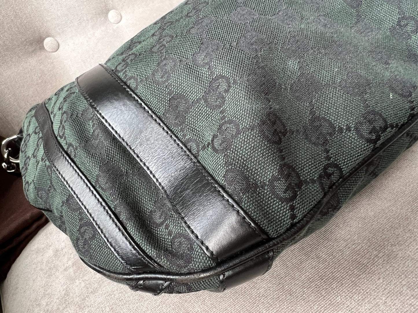 Gucci Abbey Convertible GG Canvas Tote
