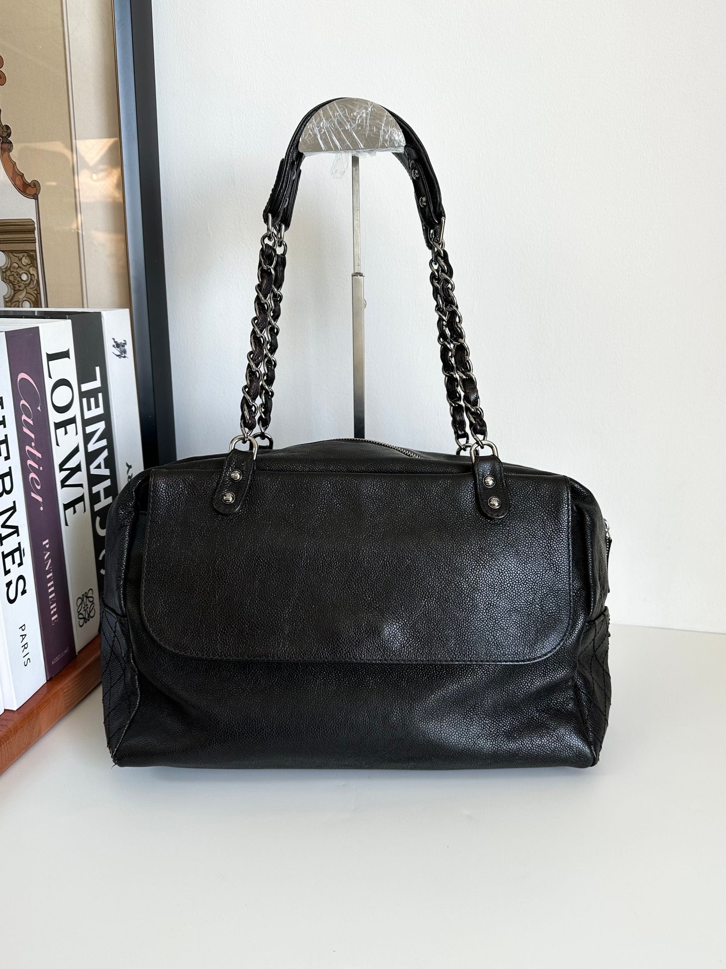 Chanel Pocket in the City Tote - Black Shoulder Bags, Handbags #JIUE