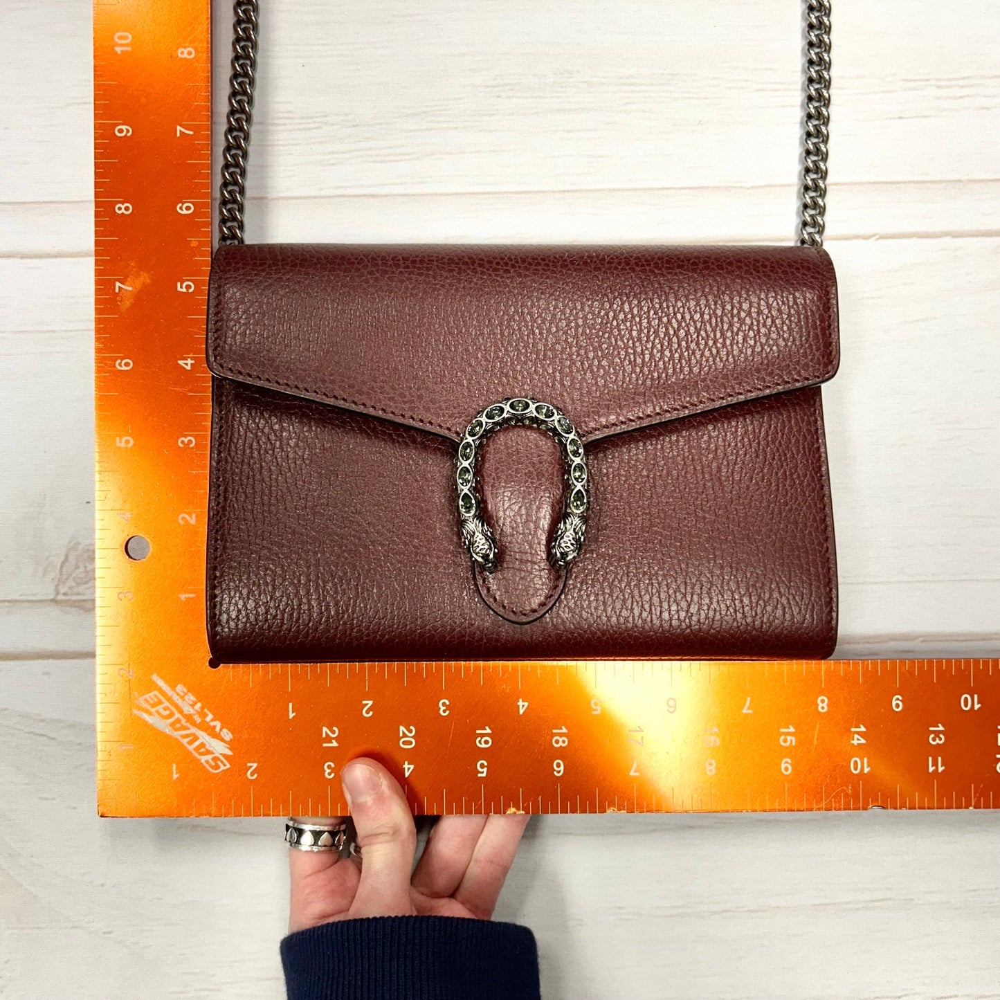 Crossbody Luxury Designer By Gucci Size: Small