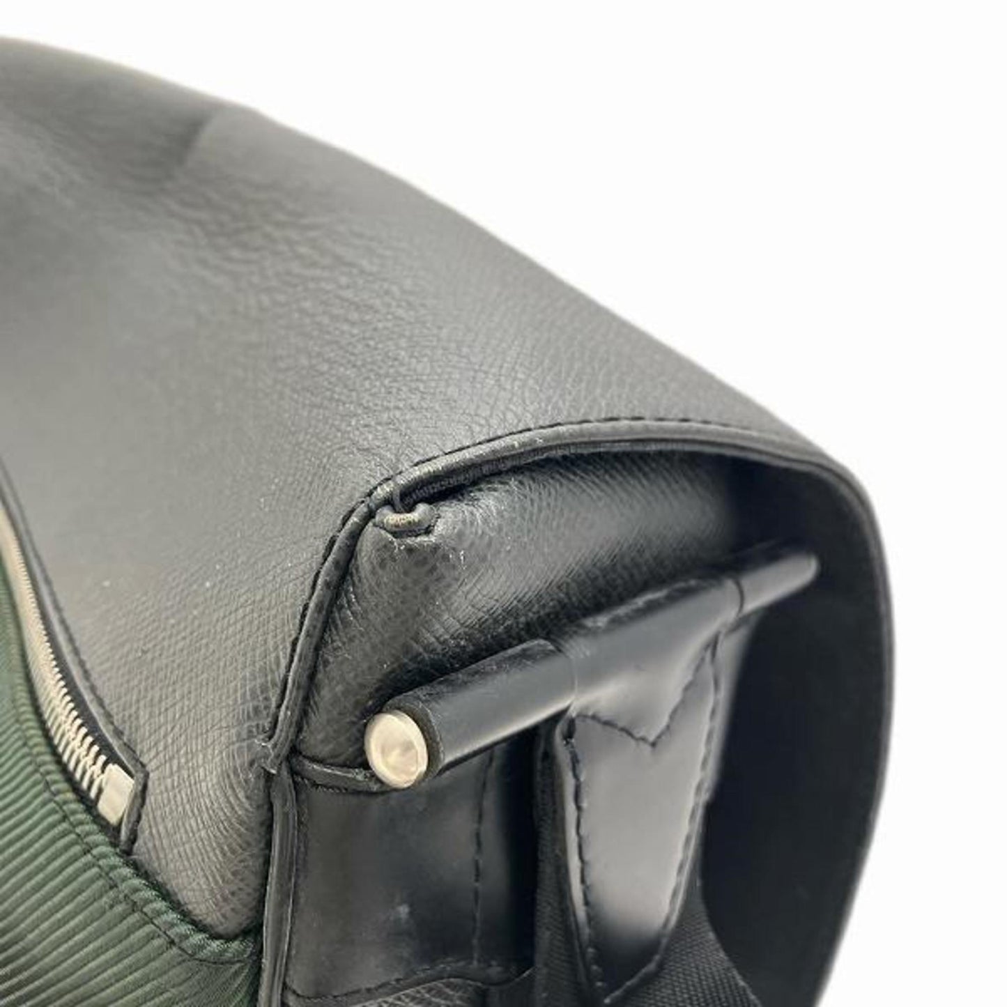 Louis Vuitton Leather Nylon Shoulder Bag