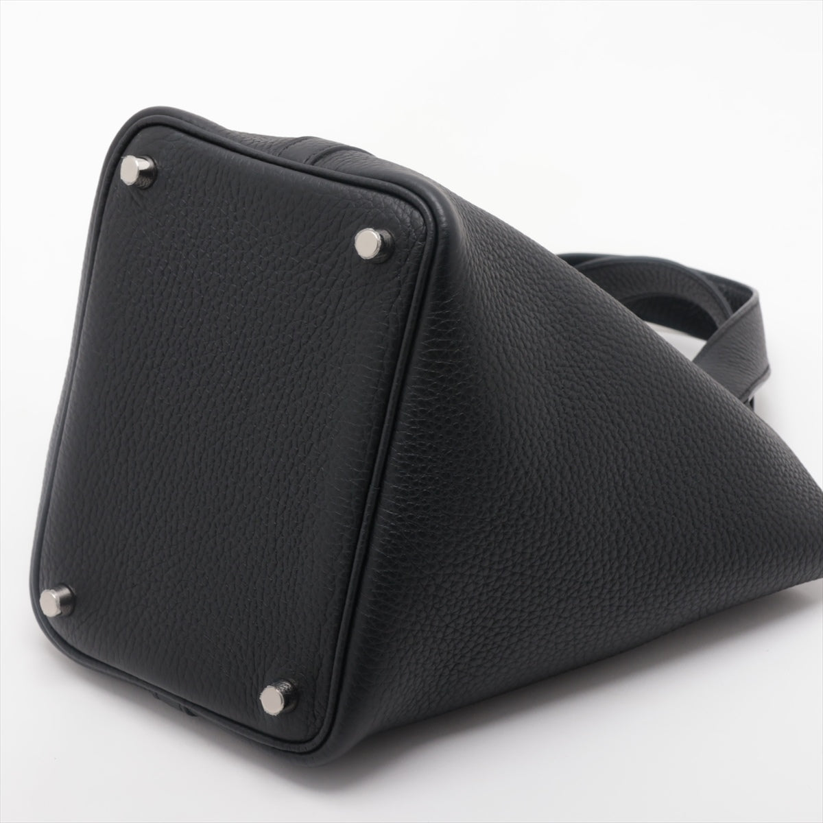 Hermes Picotin Lock 18 PM Clemence Black Silver G