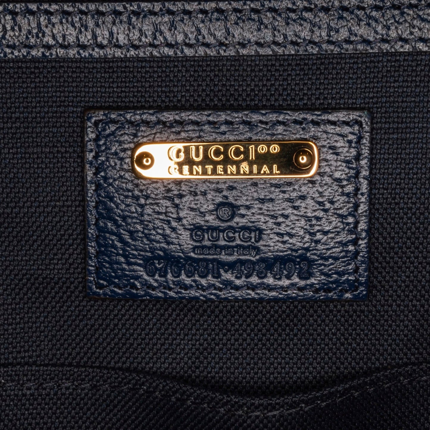 Blue Gucci Medium GG Supreme Kaleidoscope 100 Ophidia Tote
