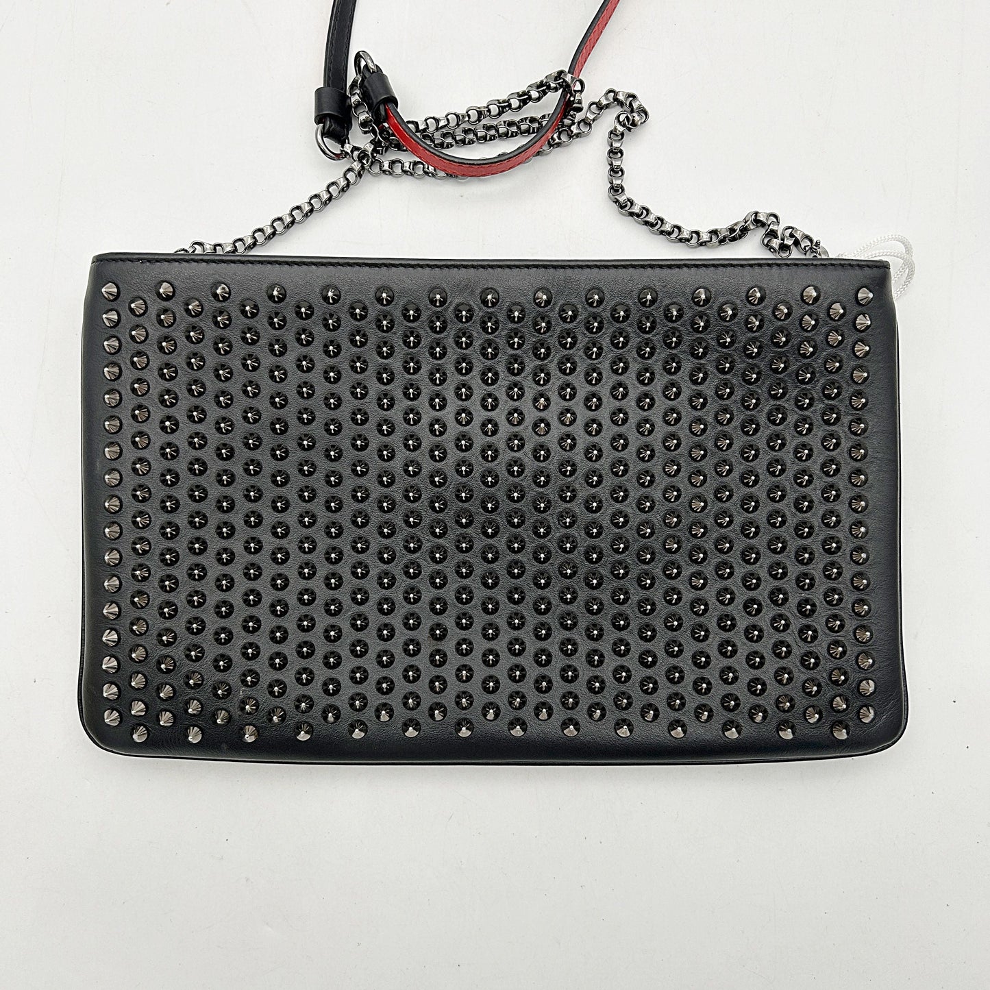 Christian Louboutin Leather Clutch - Black Crossbody Bags, Handbags LA14580