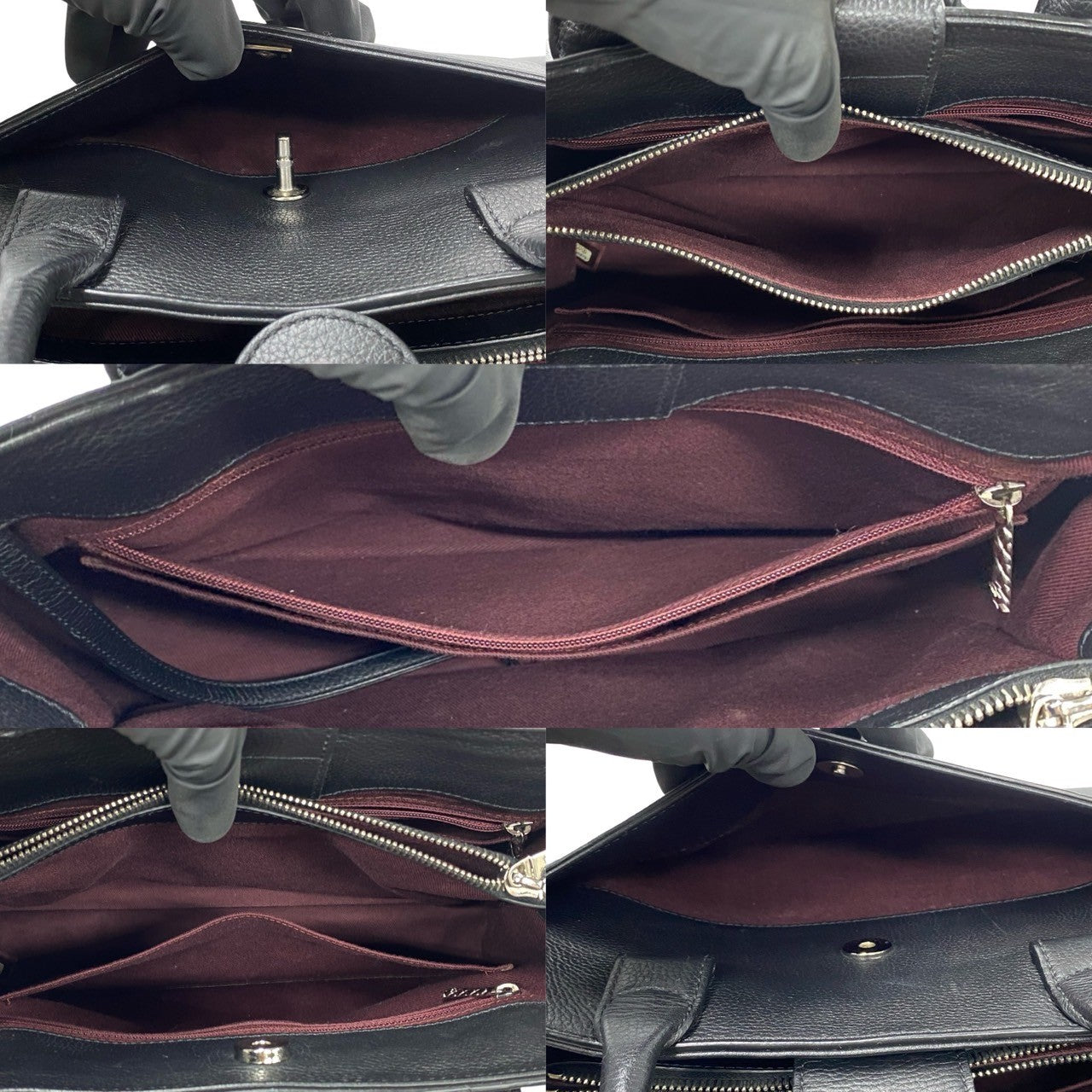 CHANEL Shoulder Bag leather black