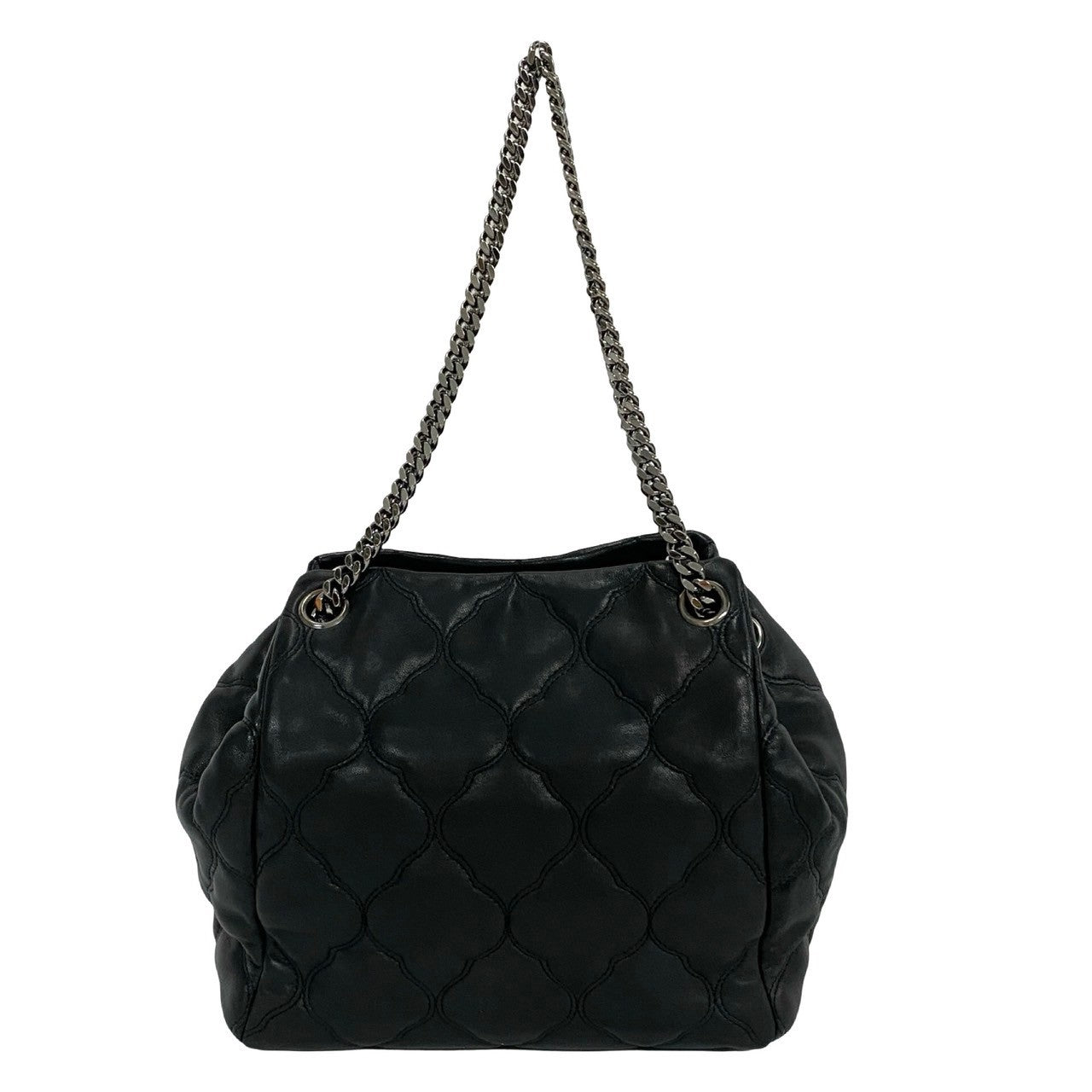 CHANEL Shoulder Bag lambskin black